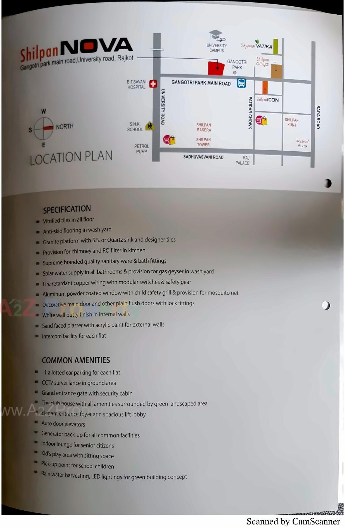  of real estate project Shilpan Nova located at Raiya, Rajkot, Gujarat