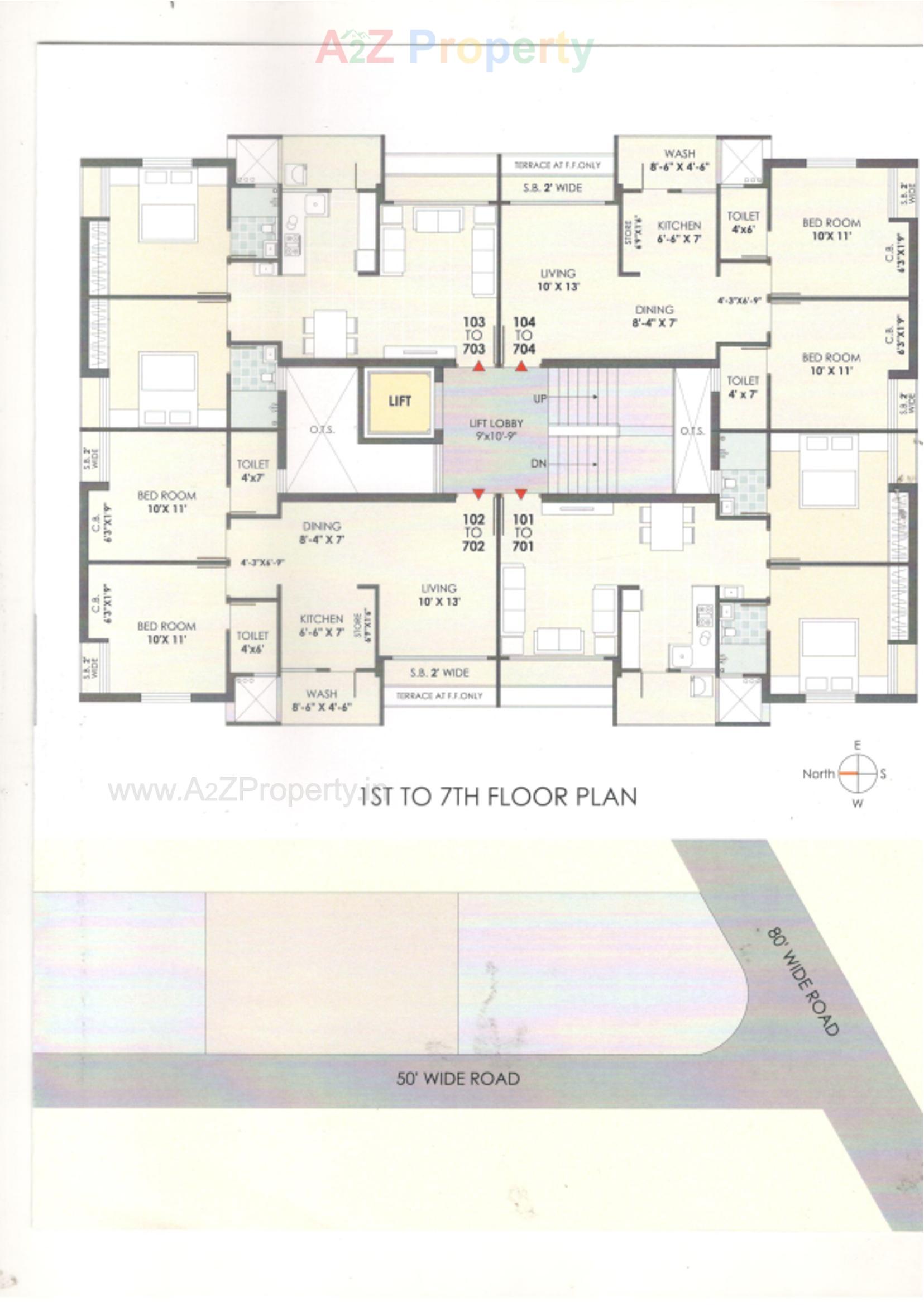 Layout of real estate project Shilpan Reva located at Rajkot, Rajkot, Gujarat