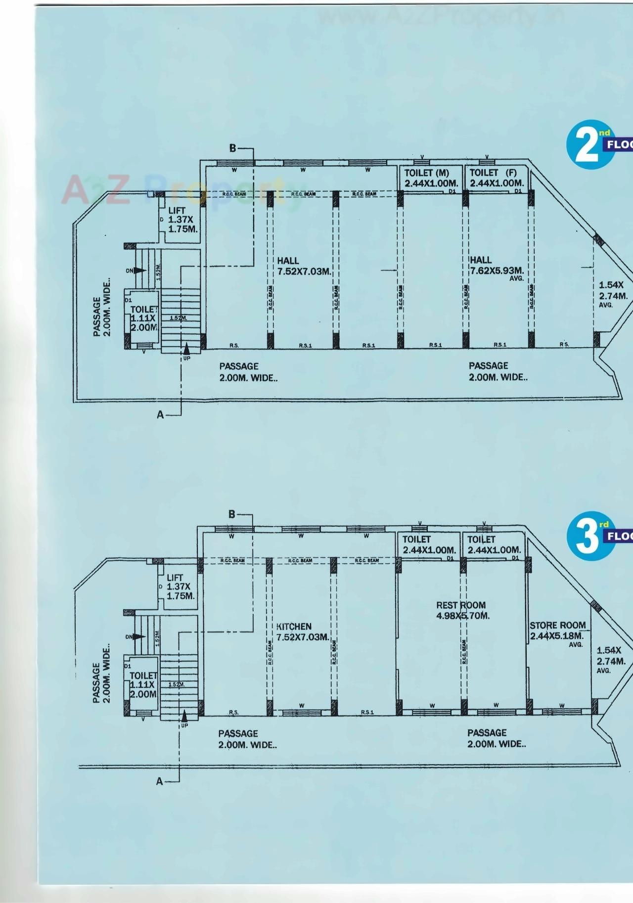 Layout of real estate project Shiv Heights located at Gondal, Rajkot, Gujarat