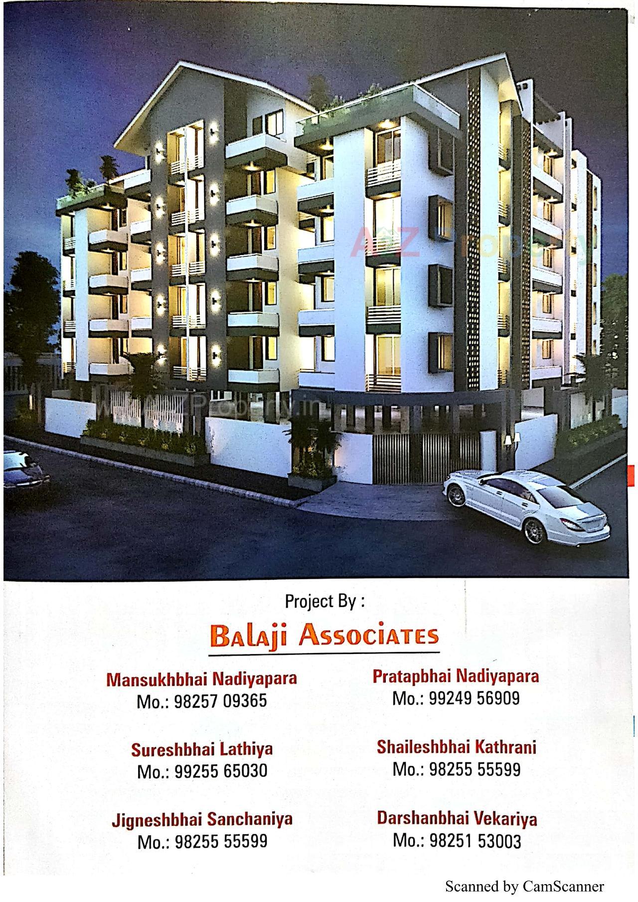 3D Elevation of real estate project Shiv Sagar Appartment located at Madhapar, Rajkot, Gujarat