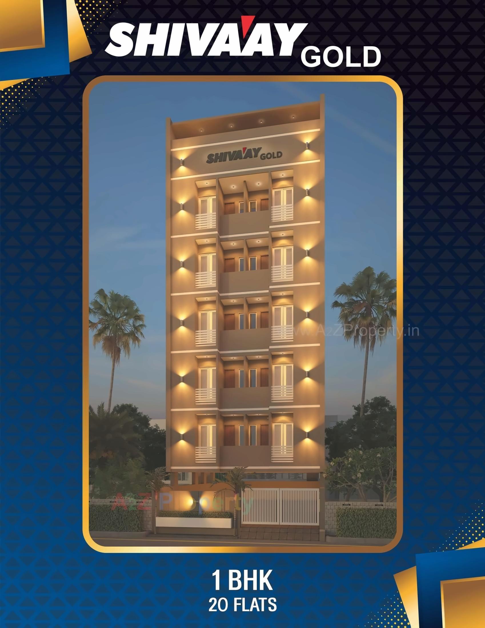 3D Elevation of real estate project Shivaay Gold located at Rajkot, Rajkot, Gujarat