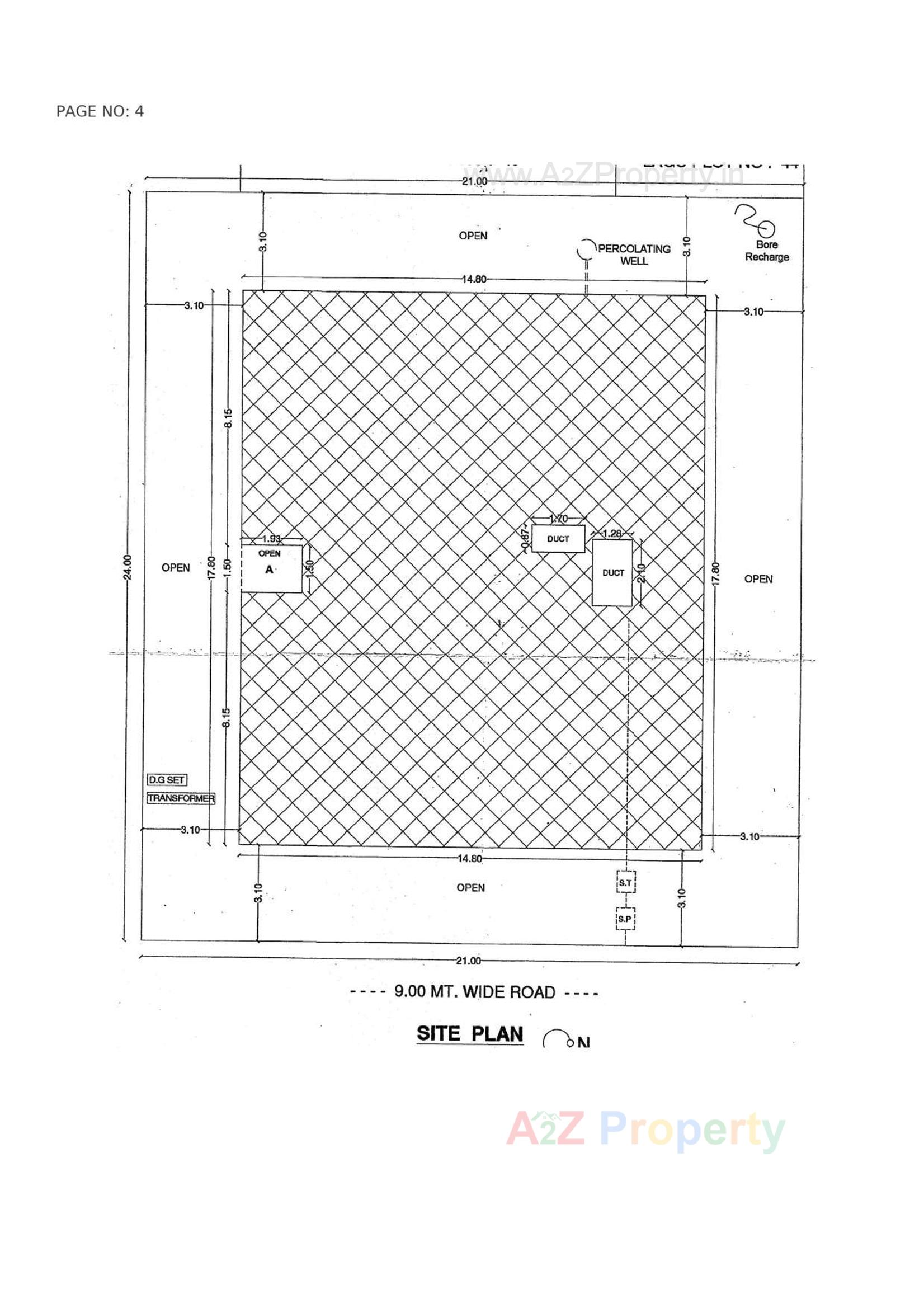 Layout of real estate project Shivalay located at Ghanteshwar, Rajkot, Gujarat