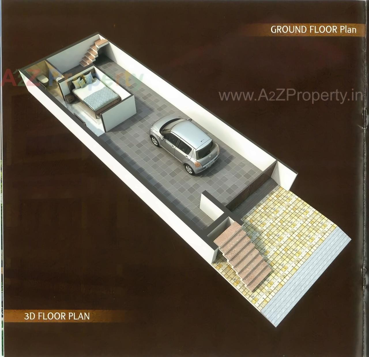 Layout of real estate project Shivalay Bunglows located at Rajkot, Rajkot, Gujarat