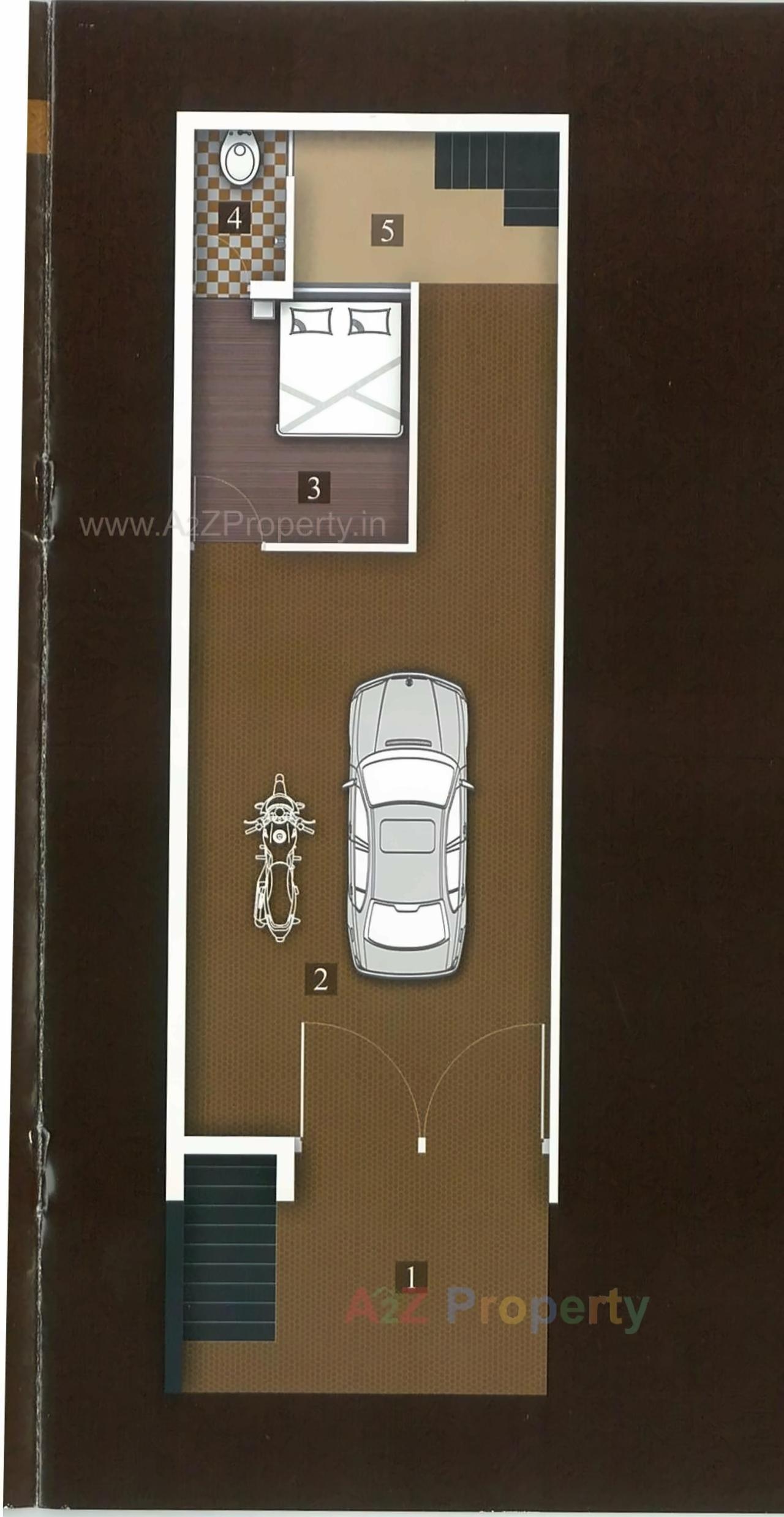 Layout of real estate project Shivalay Bunglows located at Rajkot, Rajkot, Gujarat