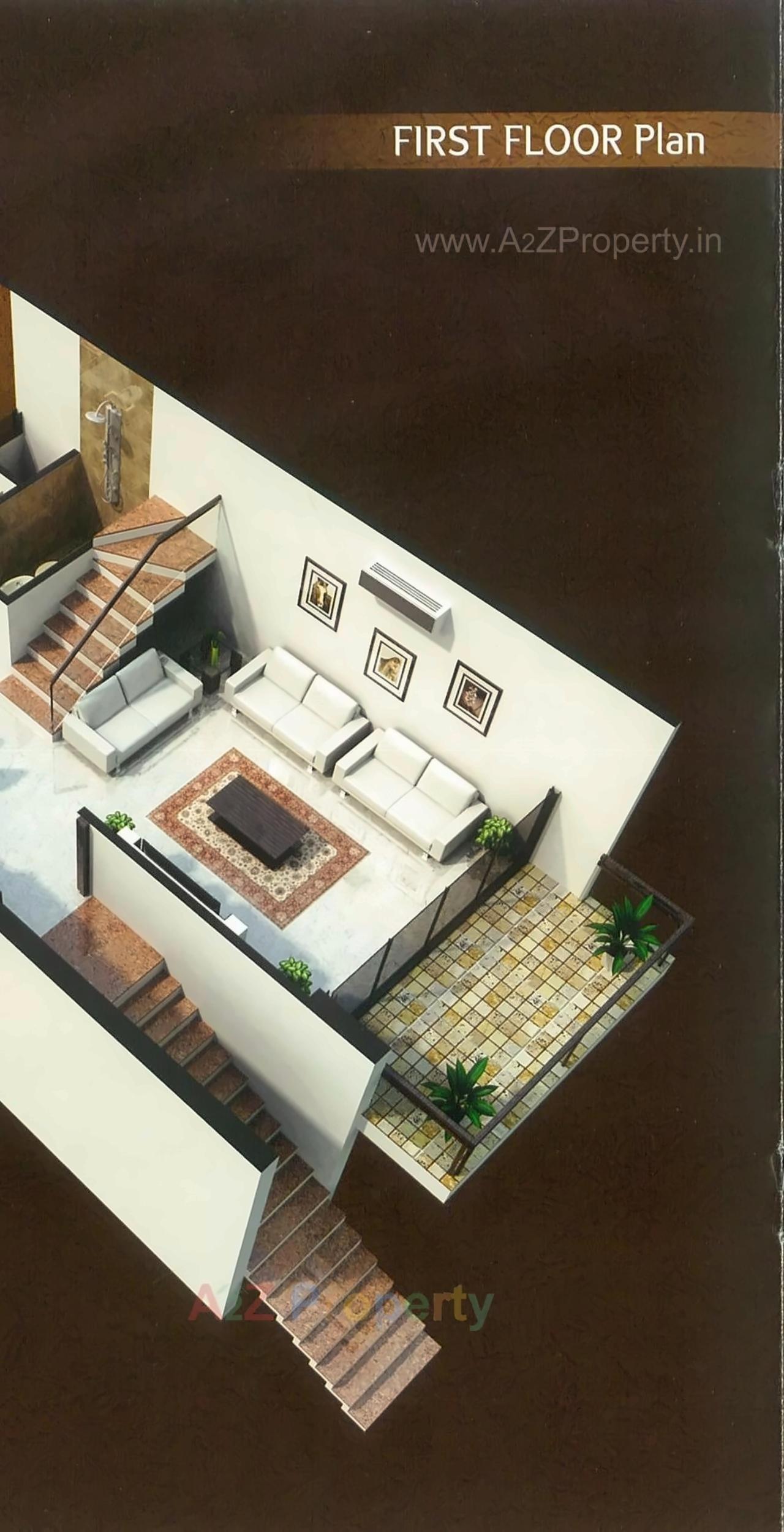 Layout of real estate project Shivalay Bunglows located at Rajkot, Rajkot, Gujarat