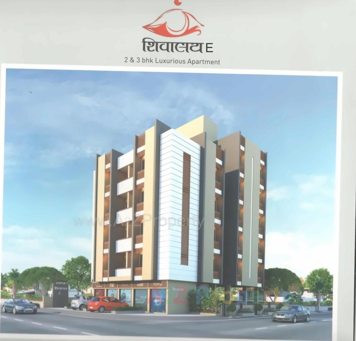 3D Elevation of real estate project Shivalay located at Rajkot, Rajkot, Gujarat