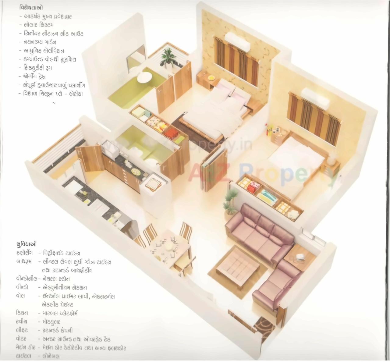Layout of real estate project Shivalay located at Rajkot, Rajkot, Gujarat