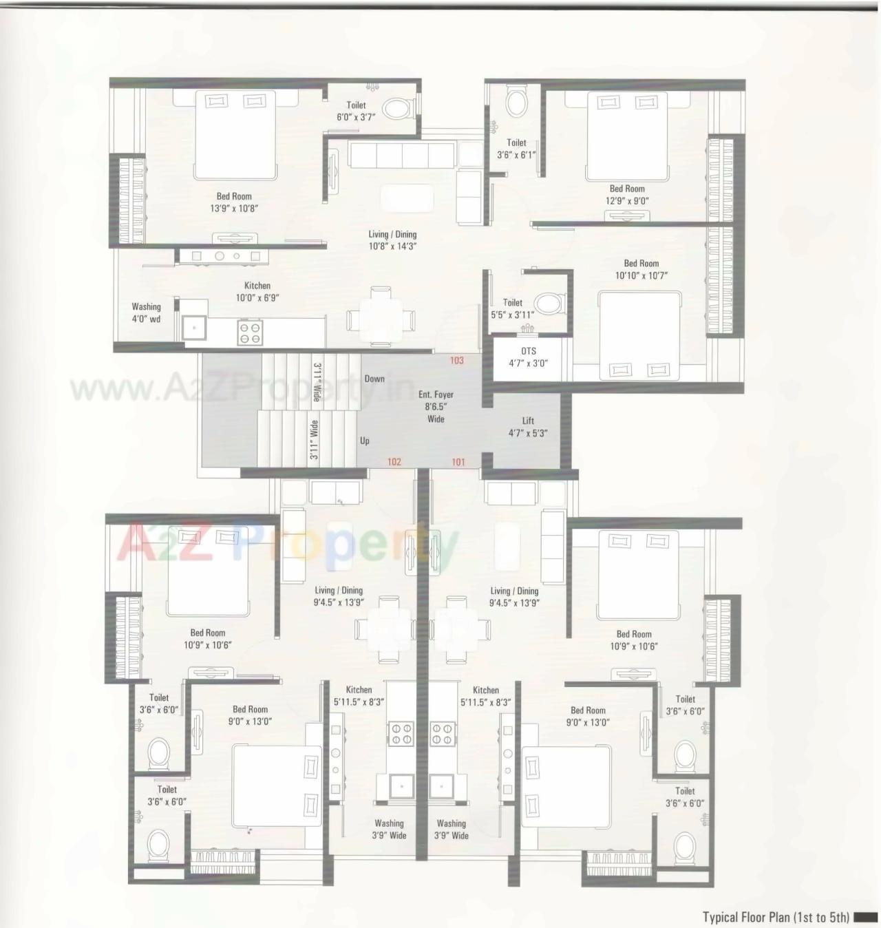 Layout of real estate project Shivalay located at Rajkot, Rajkot, Gujarat