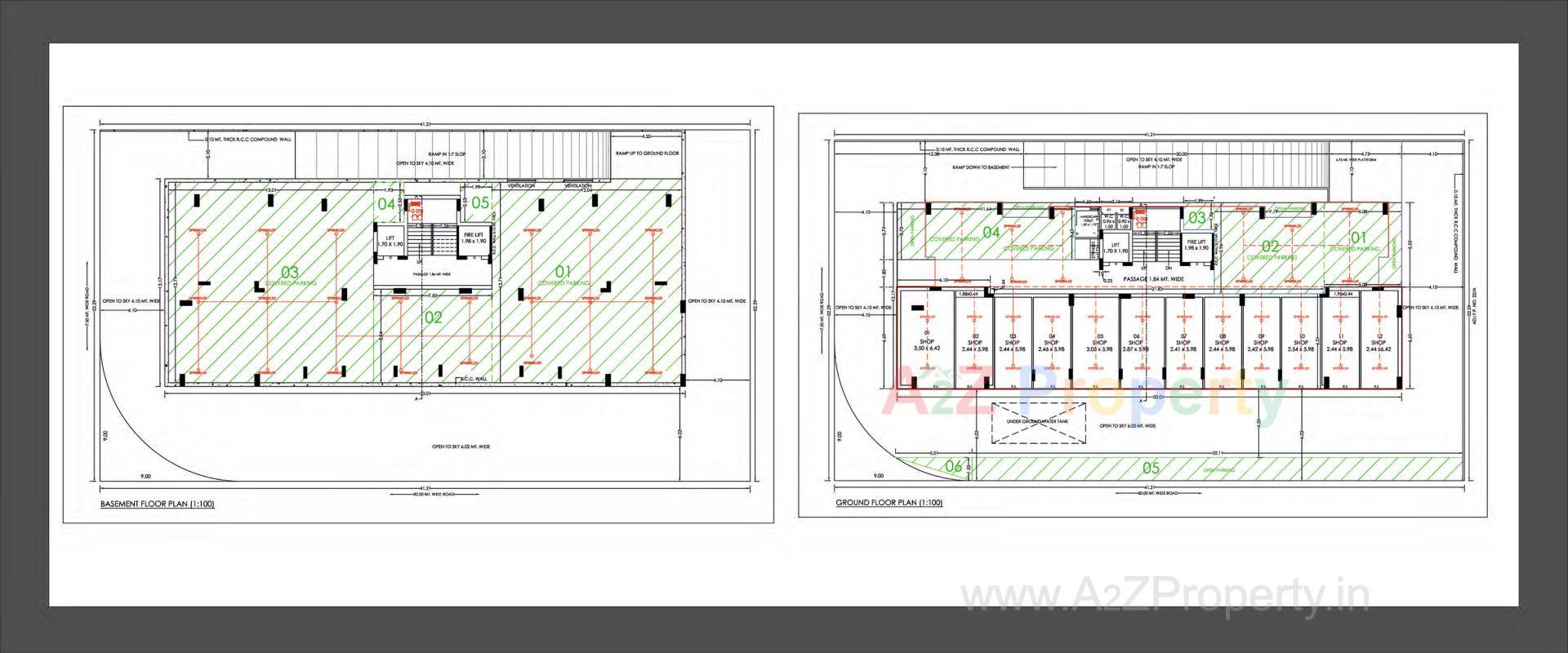 Layout of real estate project Shivalay Sanidhya located at Rajkot, Rajkot, Gujarat