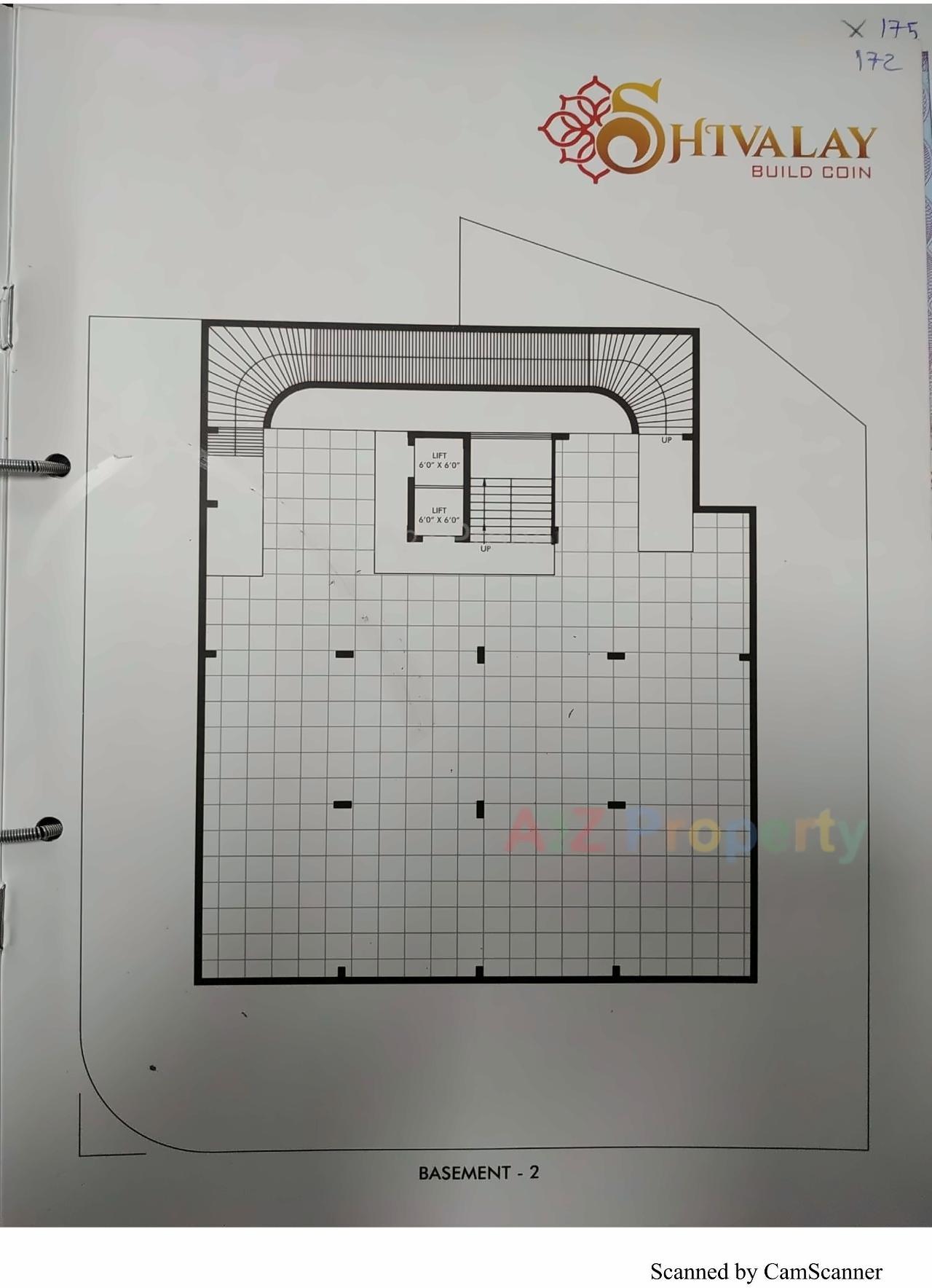 Layout of real estate project Shivalay located at Rajkot, Rajkot, Gujarat