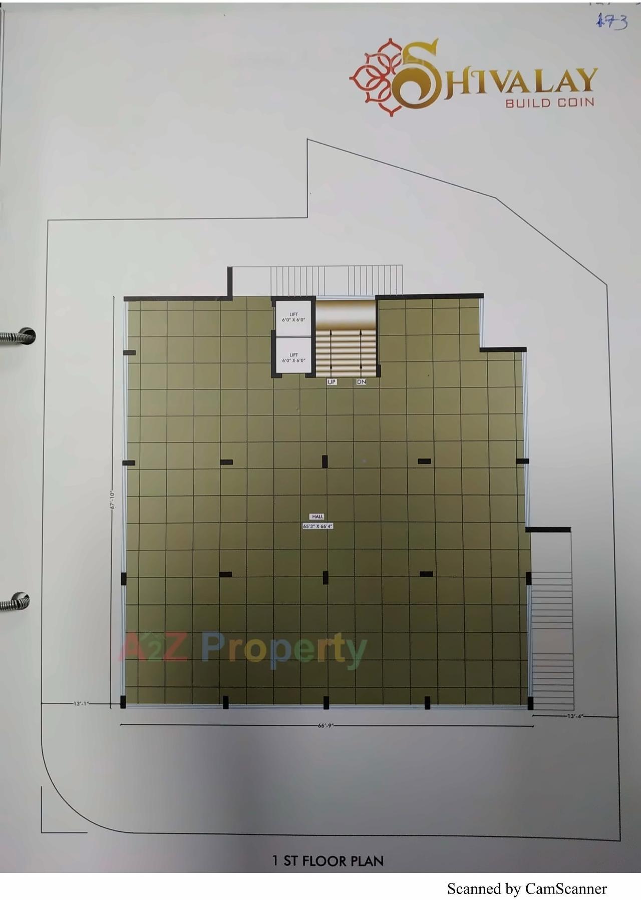 Layout of real estate project Shivalay located at Rajkot, Rajkot, Gujarat