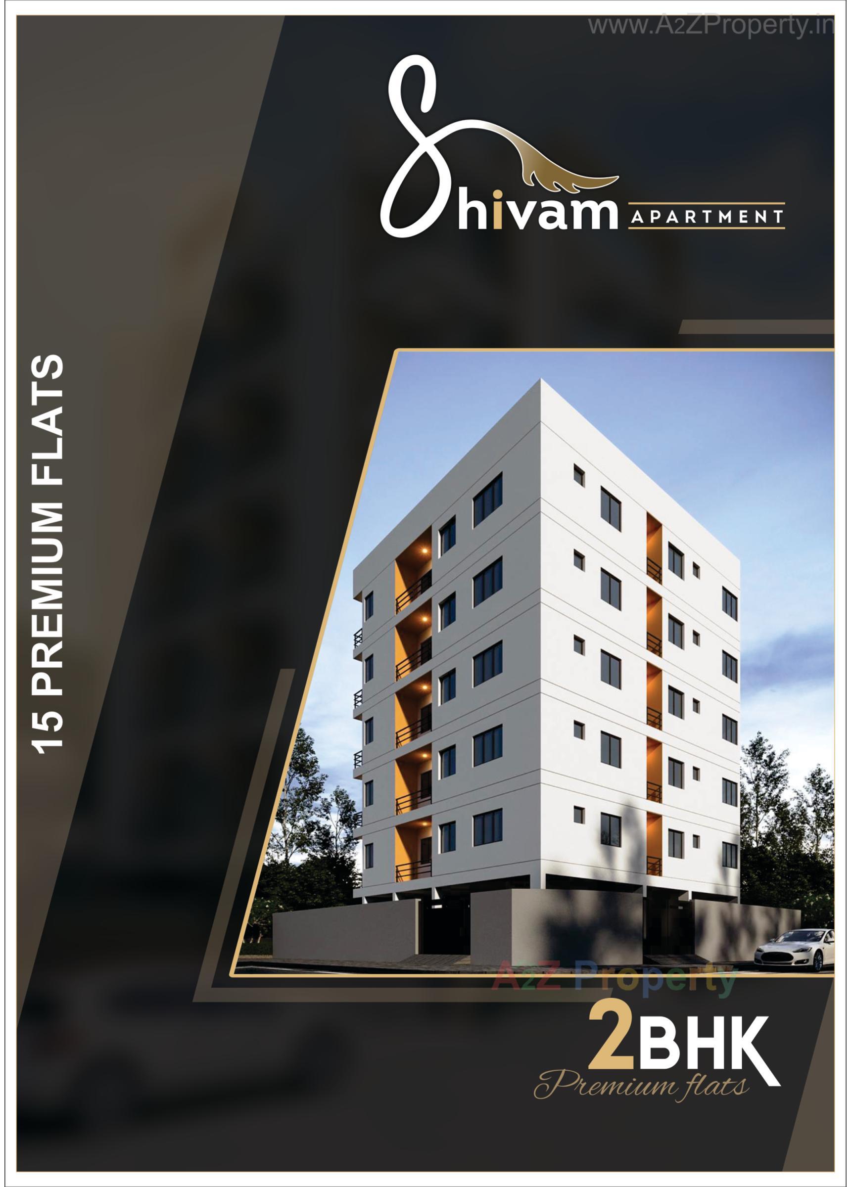 3D Elevation of real estate project Shivam Apartment located at Rajkot, Rajkot, Gujarat