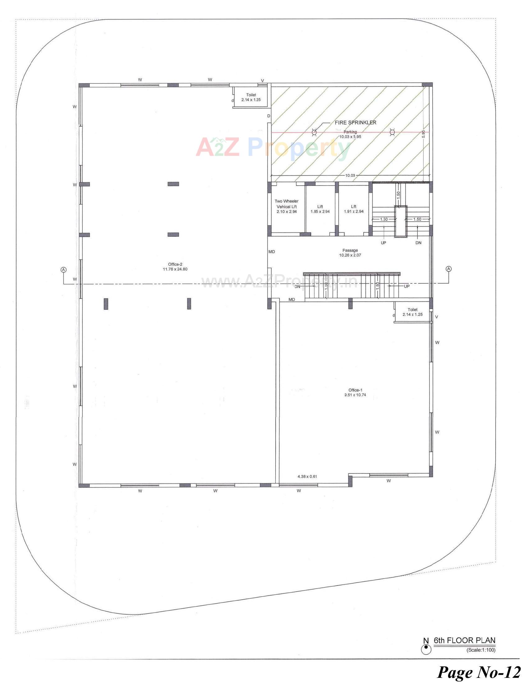 Layout of real estate project Shivanta located at Motamava, Rajkot, Gujarat