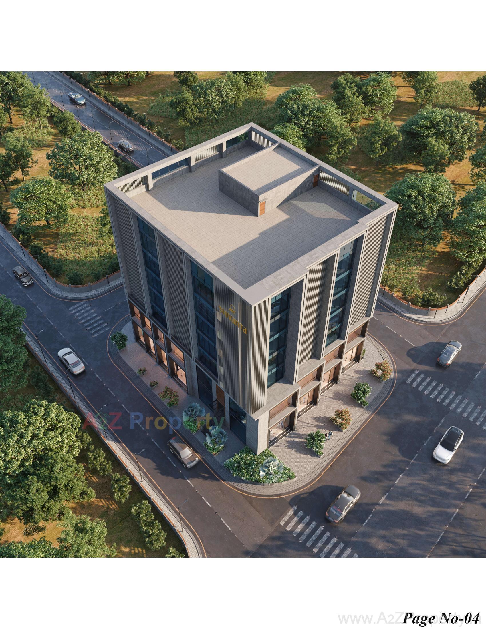 3D Elevation of real estate project Shivanta located at Motamava, Rajkot, Gujarat