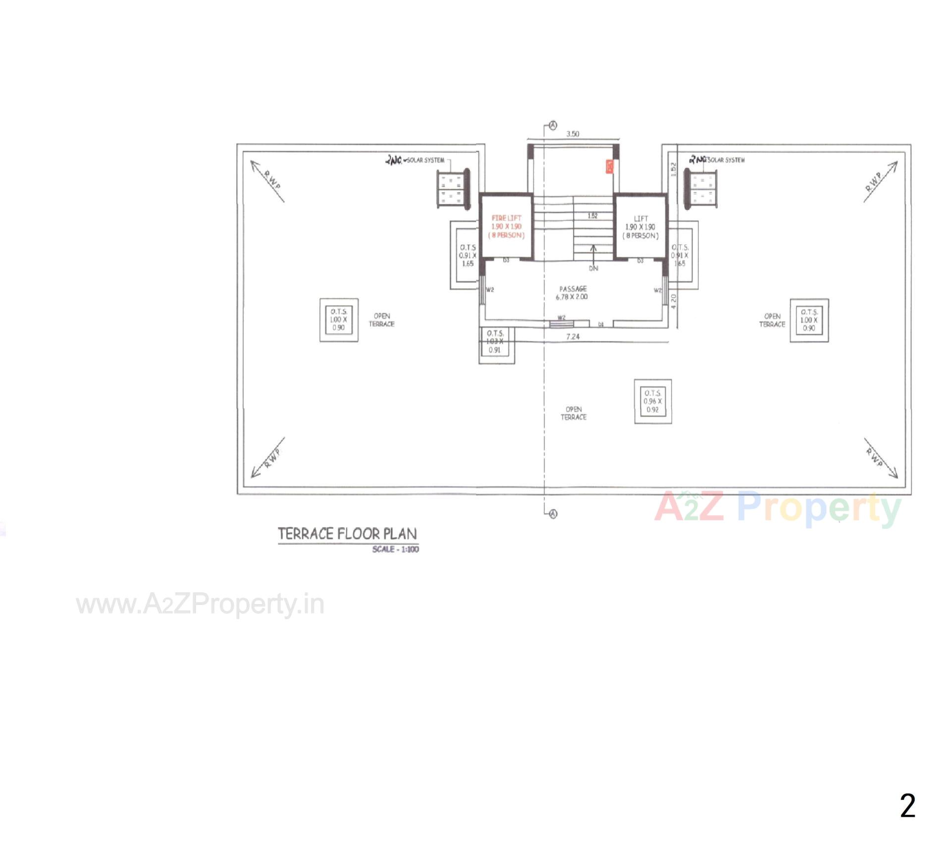 Layout of real estate project Shree Ambe Pride located at Rajkot, Rajkot, Gujarat
