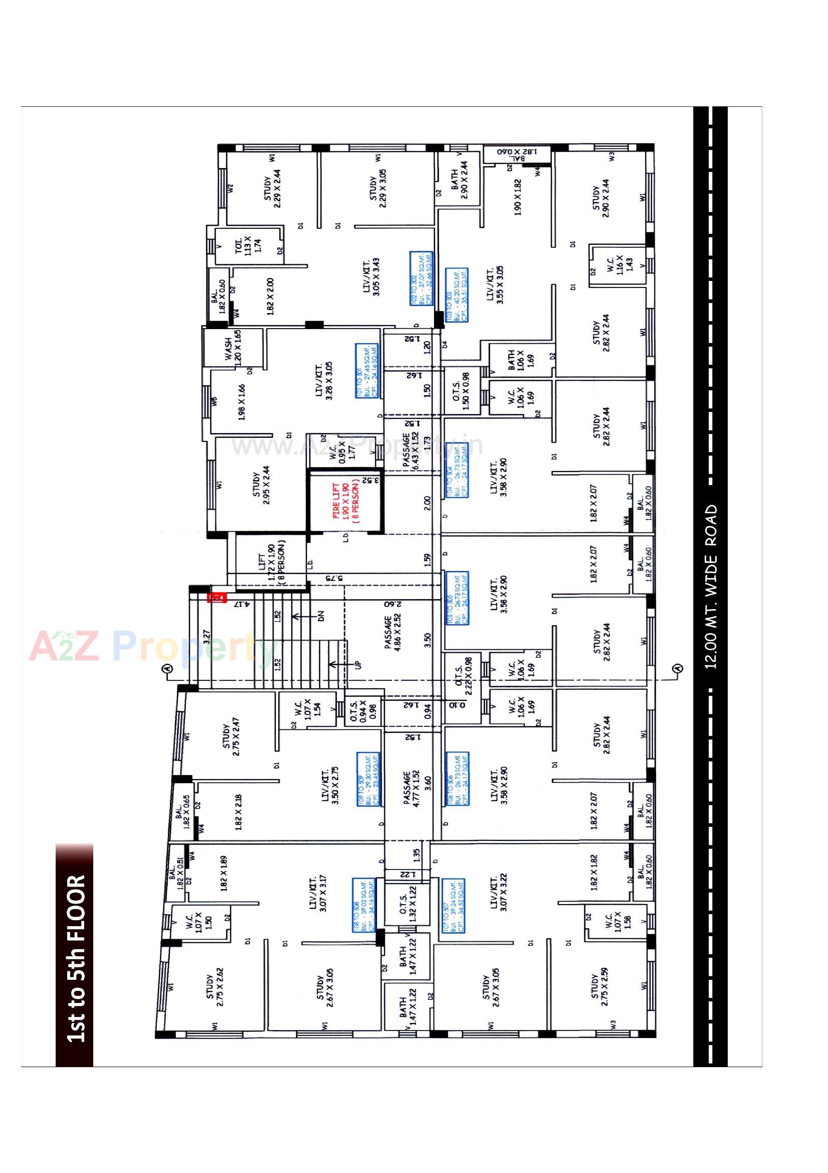 Layout of real estate project Shree Ambe Villa located at Rajkot, Rajkot, Gujarat
