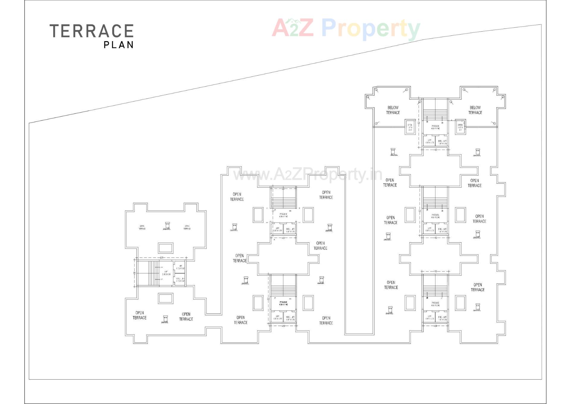 Layout of real estate project Shree Bileshwar Heights located at Vavdi, Rajkot, Gujarat