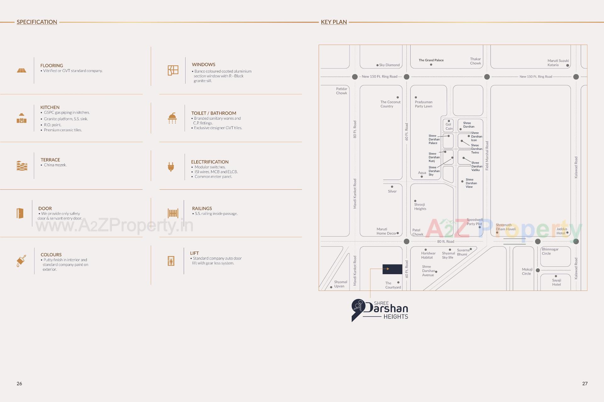  of real estate project Shree Darshan Heights located at Rajkot, Rajkot, Gujarat