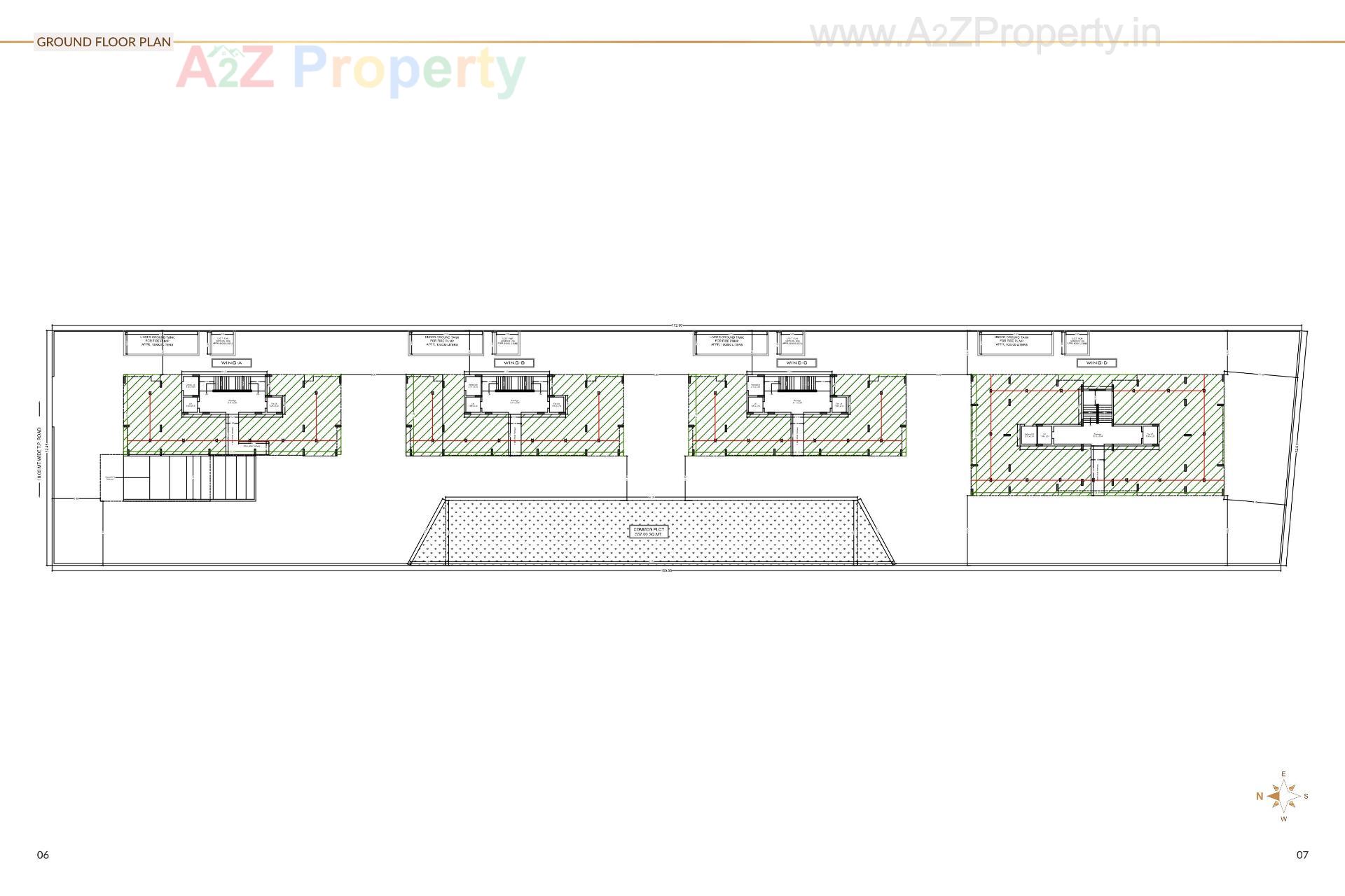 Layout of real estate project Shree Darshan Heights located at Rajkot, Rajkot, Gujarat