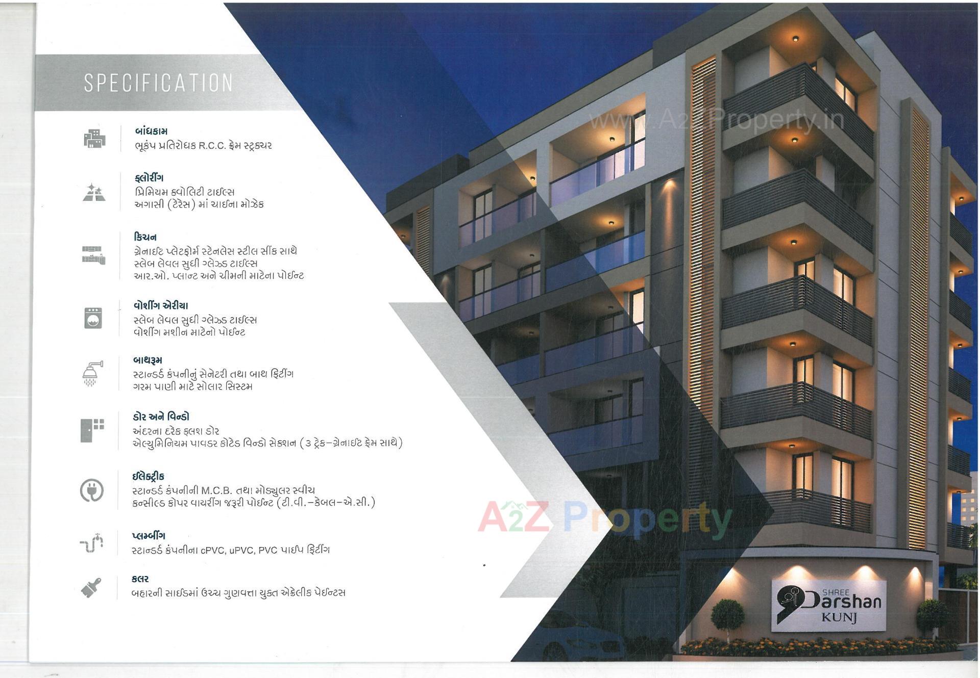  of real estate project Shree Darshan Kunj located at Mavdi, Rajkot, Gujarat