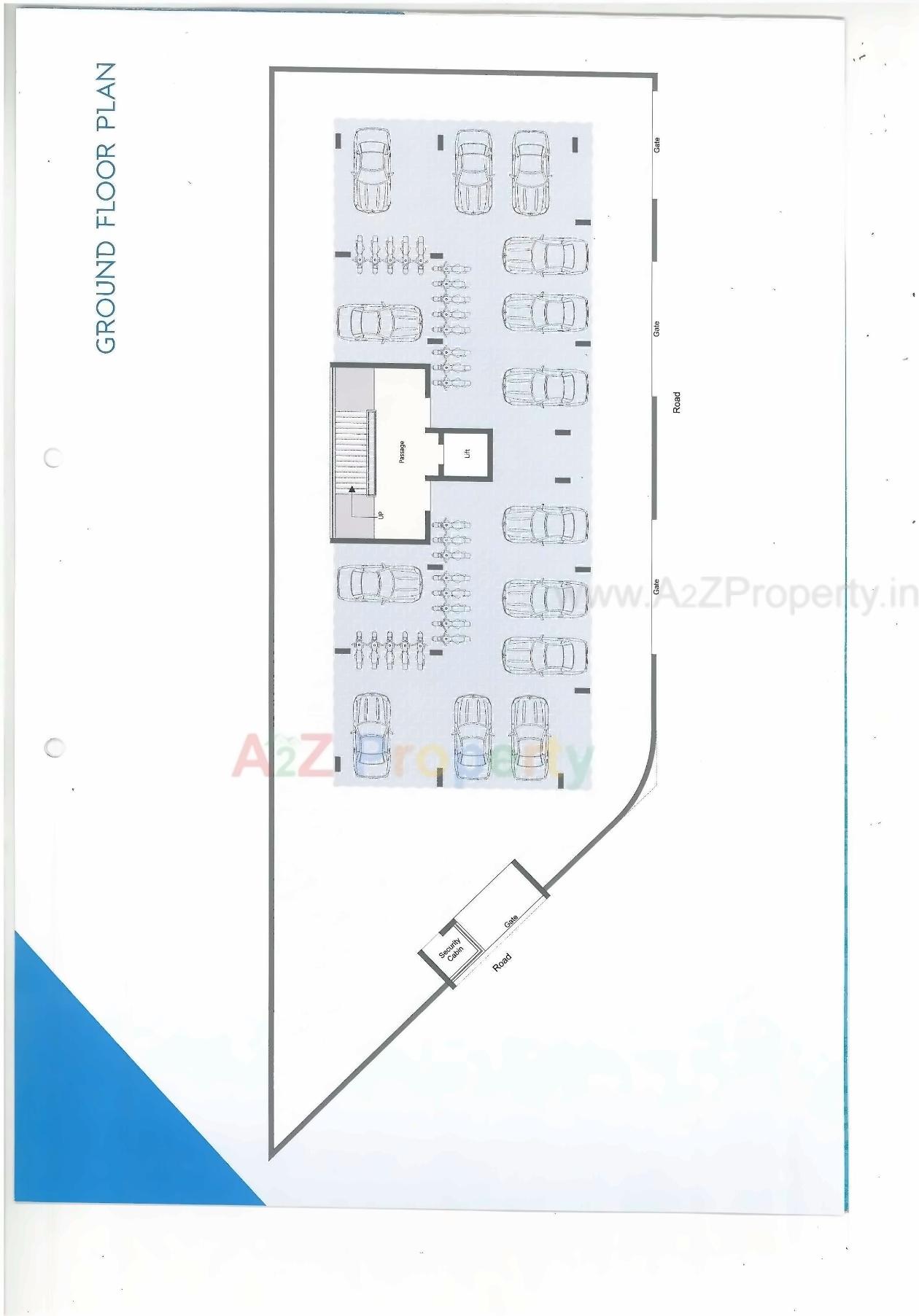 Layout of real estate project Shree Darshan View located at Mavdi, Rajkot, Gujarat