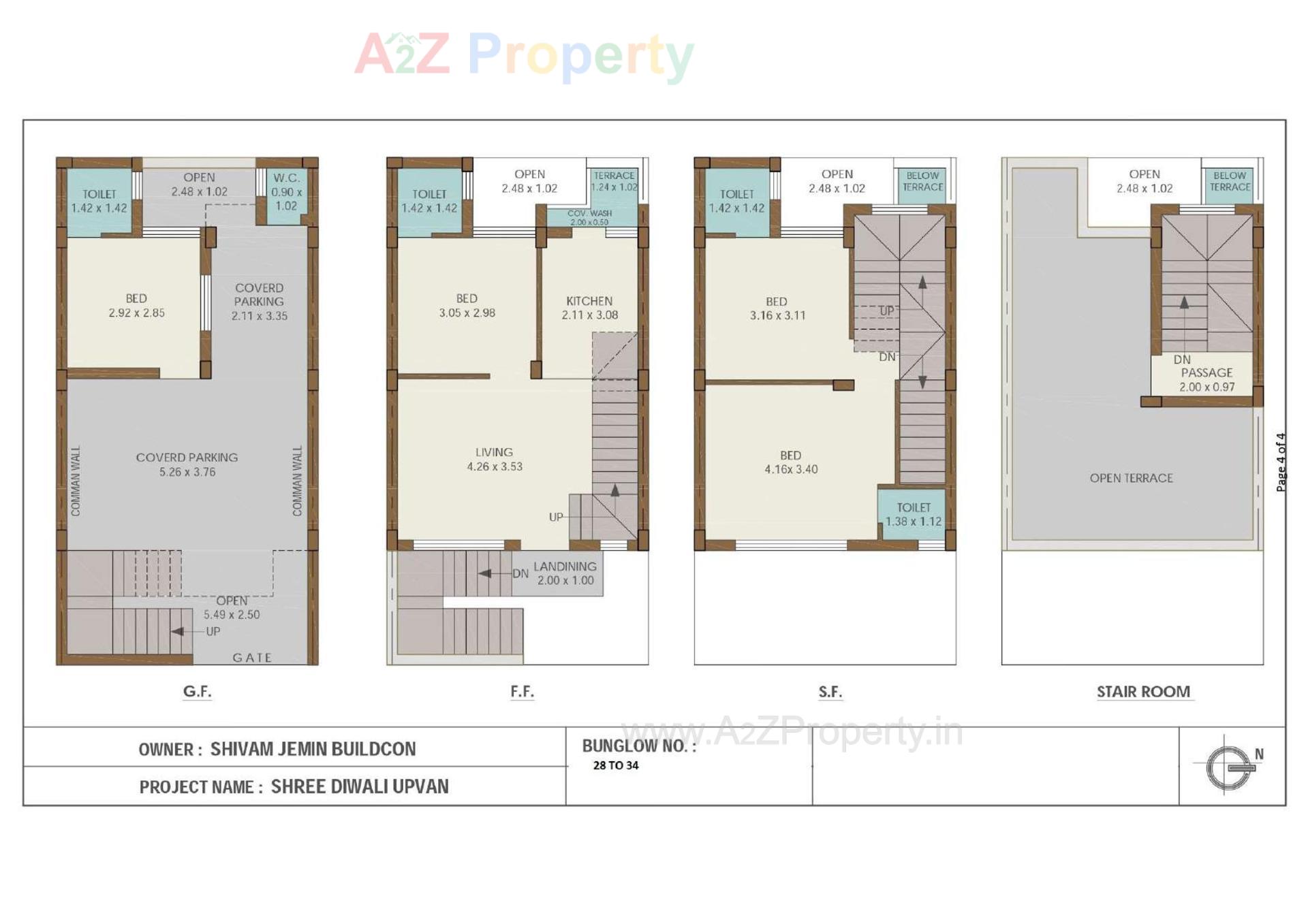 Layout of real estate project Shree Diwali Upvan located at Mavdi, Rajkot, Gujarat