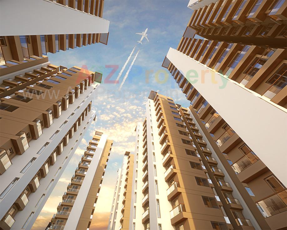 3D Elevation of real estate project Shree Dwarkadhish Heights located at Rajkot, Rajkot, Gujarat