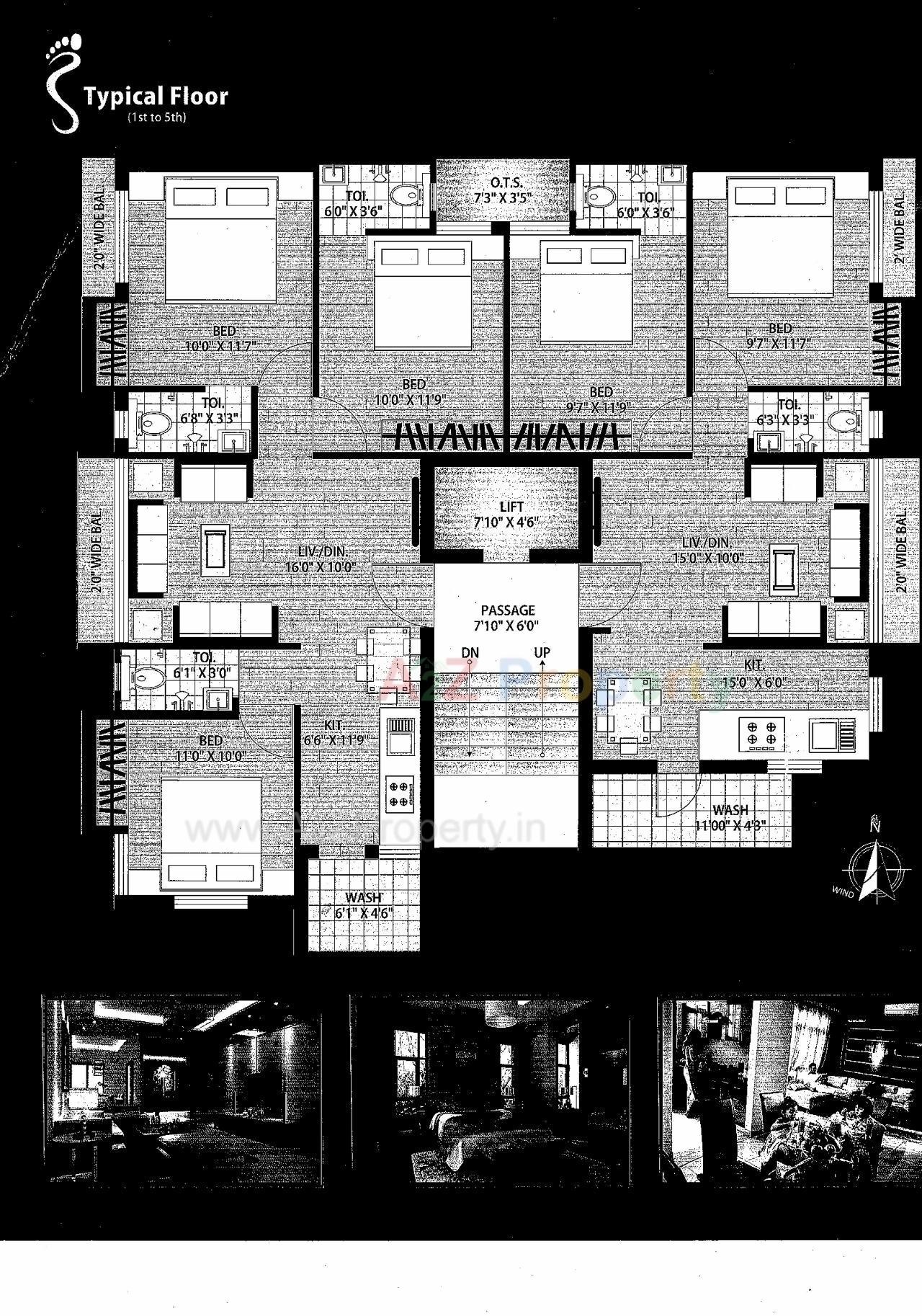 Layout of real estate project Shree Govardhan Heights located at Raiya, Rajkot, Gujarat