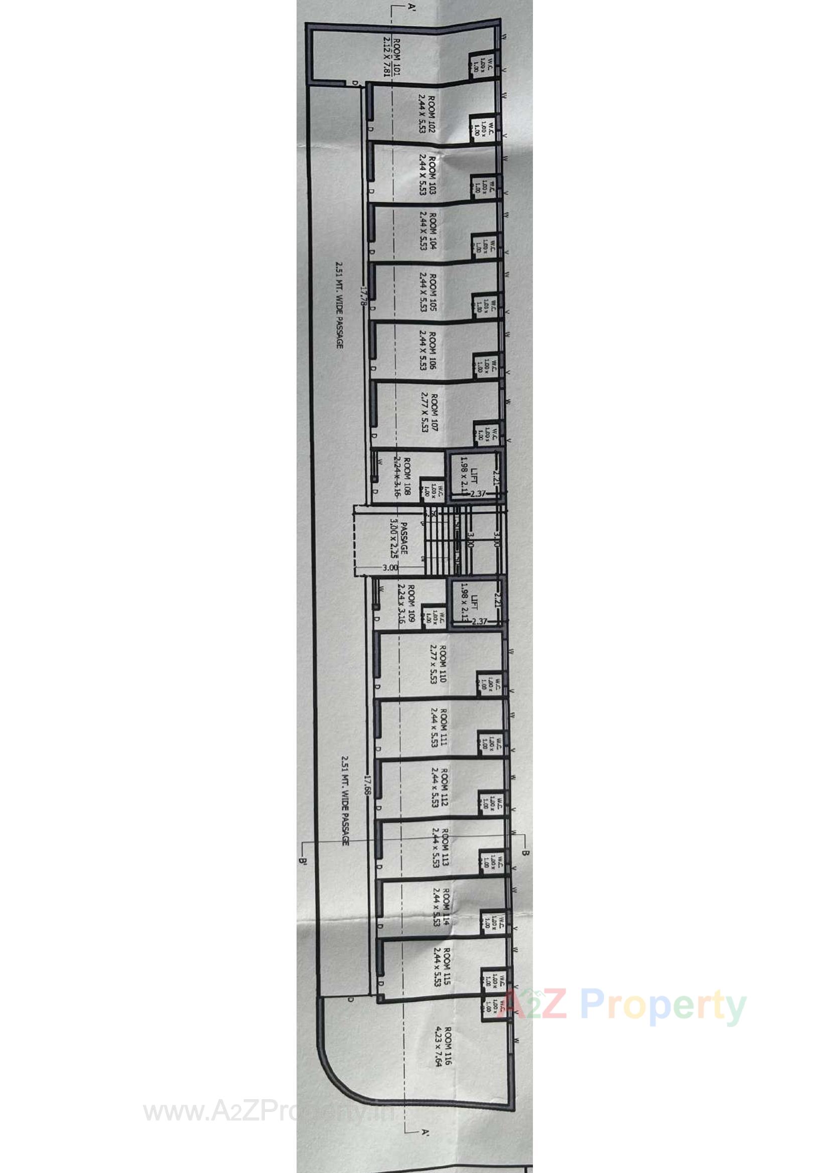 Layout of real estate project Shree Hari Darshan located at Raiya, Rajkot, Gujarat