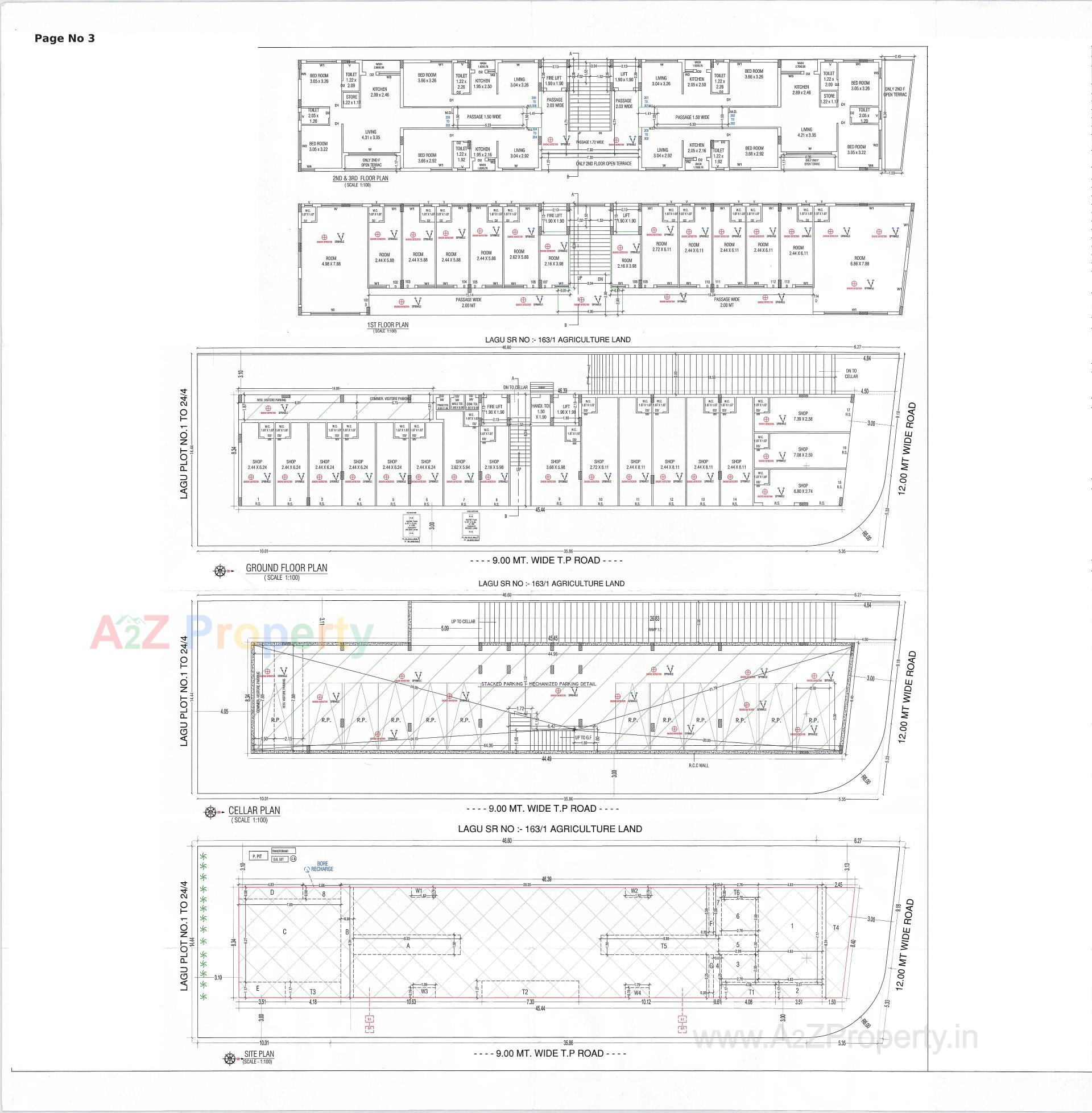 Layout of real estate project Shree Hari Darshan located at Raiya, Rajkot, Gujarat