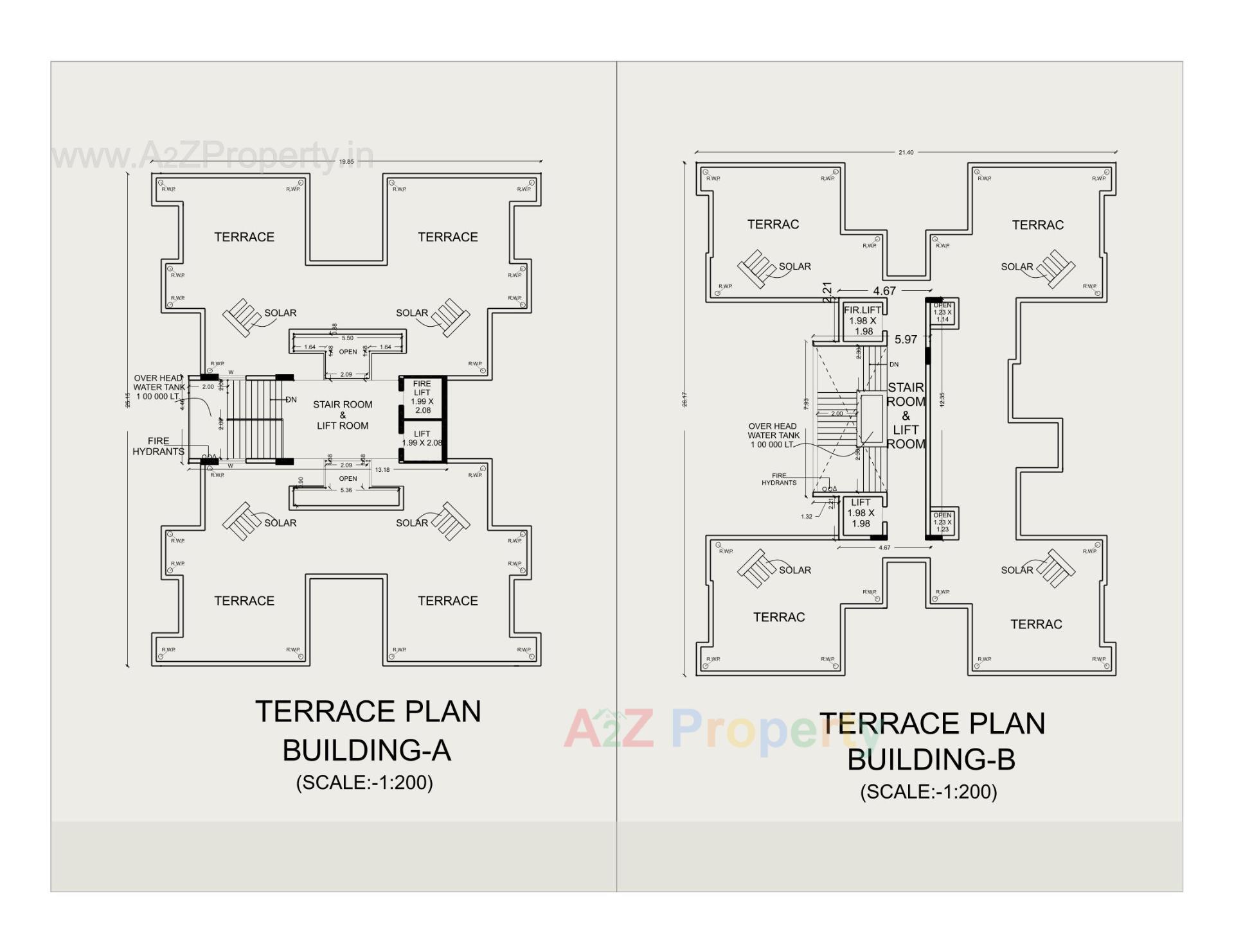 Layout of real estate project Shree Heights located at Rajkot, Rajkot, Gujarat