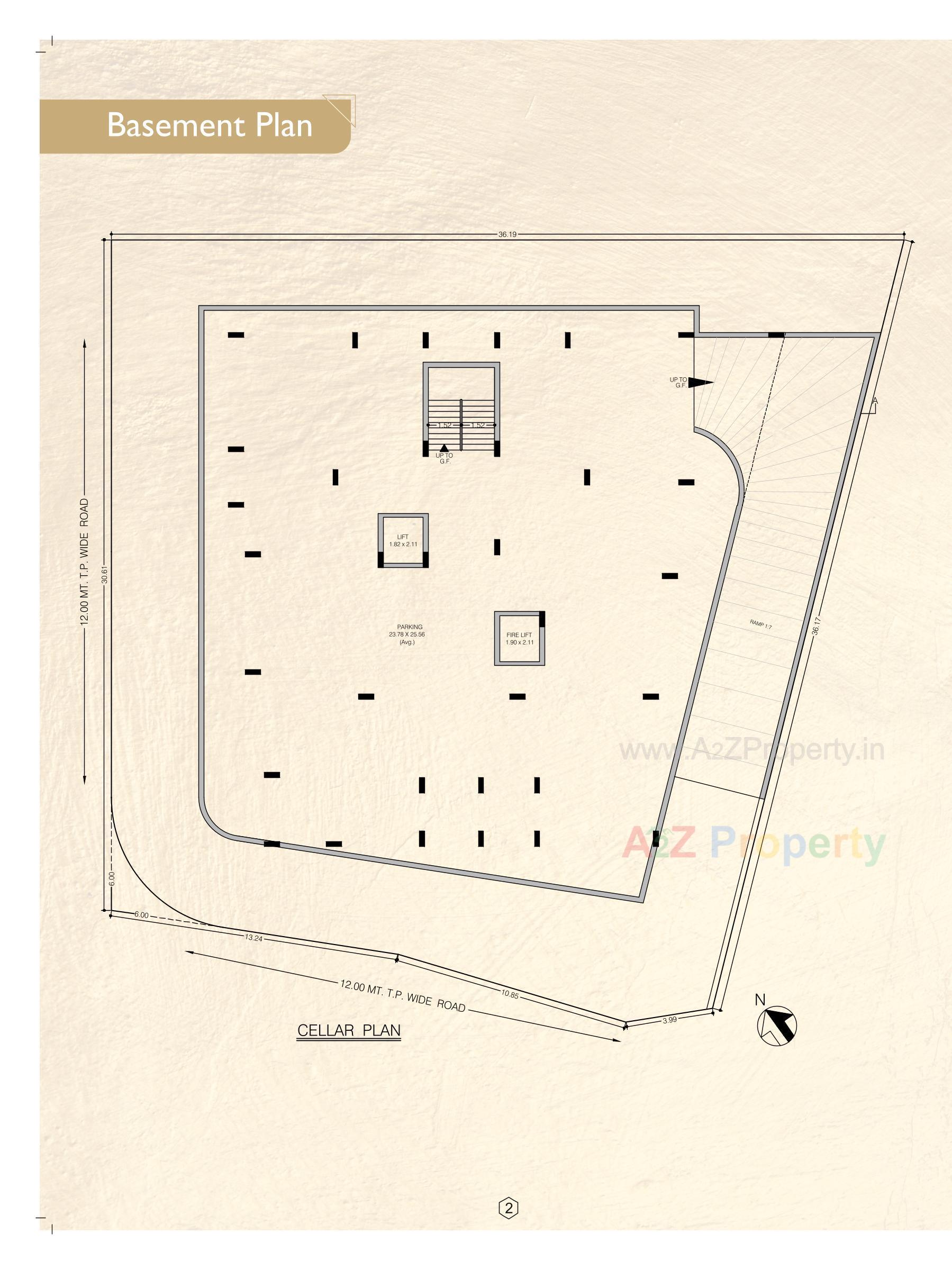Layout of real estate project Shree Heights located at Kothariya, Rajkot, Gujarat
