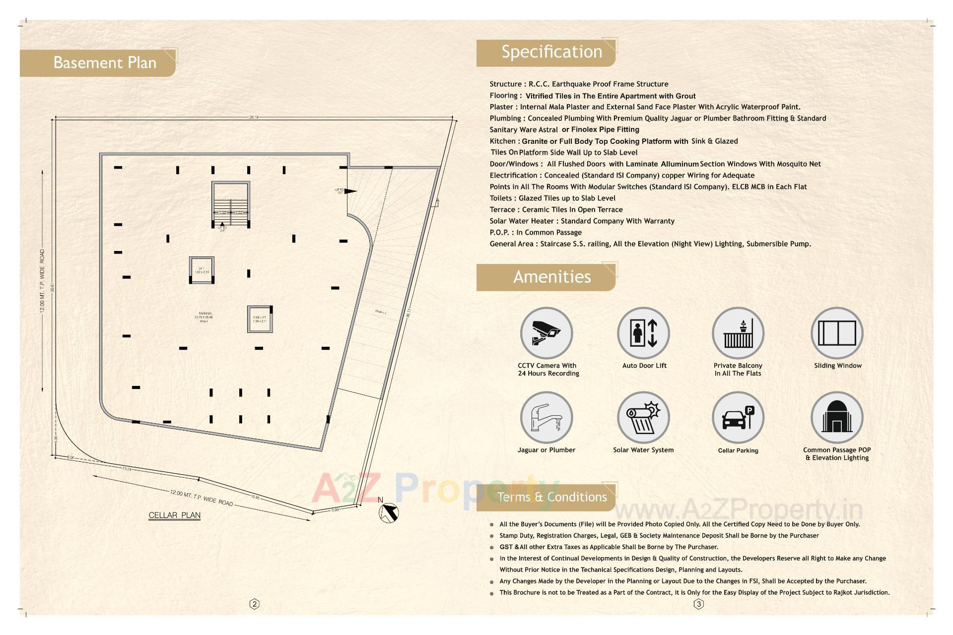  of real estate project Shree Heights located at Kothariya, Rajkot, Gujarat