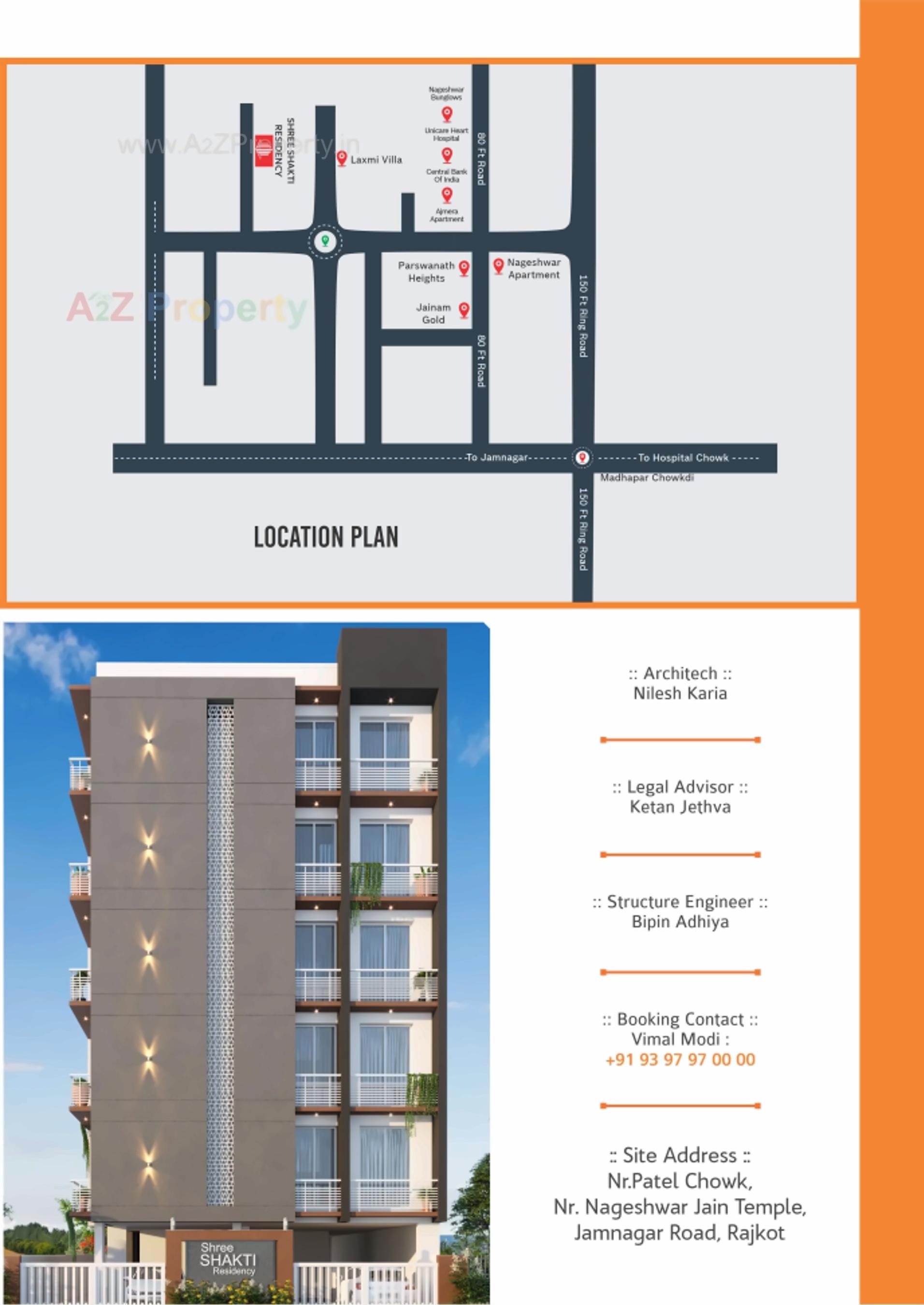  of real estate project Shree Shakti Residency located at Ghanteshwar, Rajkot, Gujarat