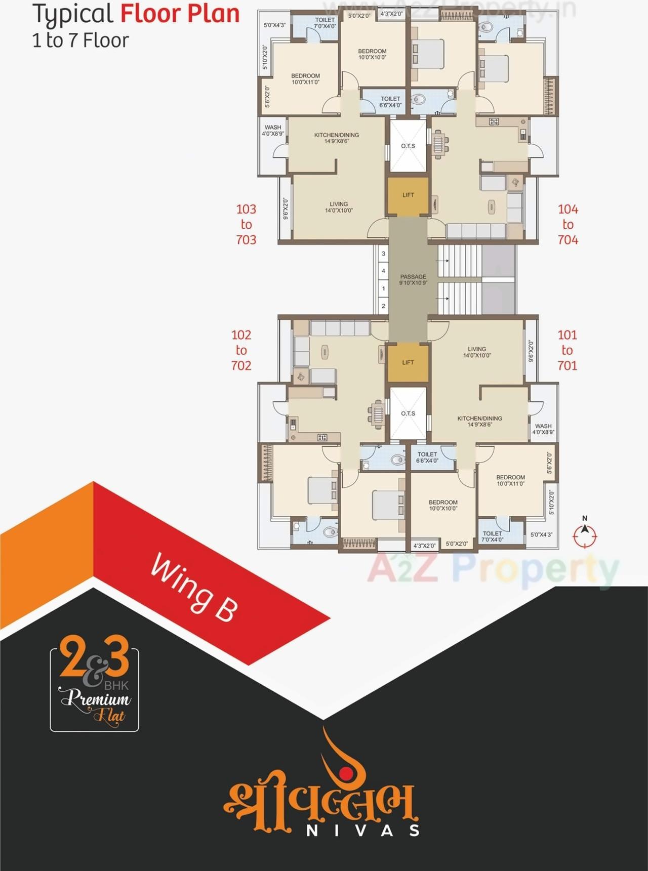 Layout of real estate project Shree Vallabh Nivas located at Rajkot, Rajkot, Gujarat