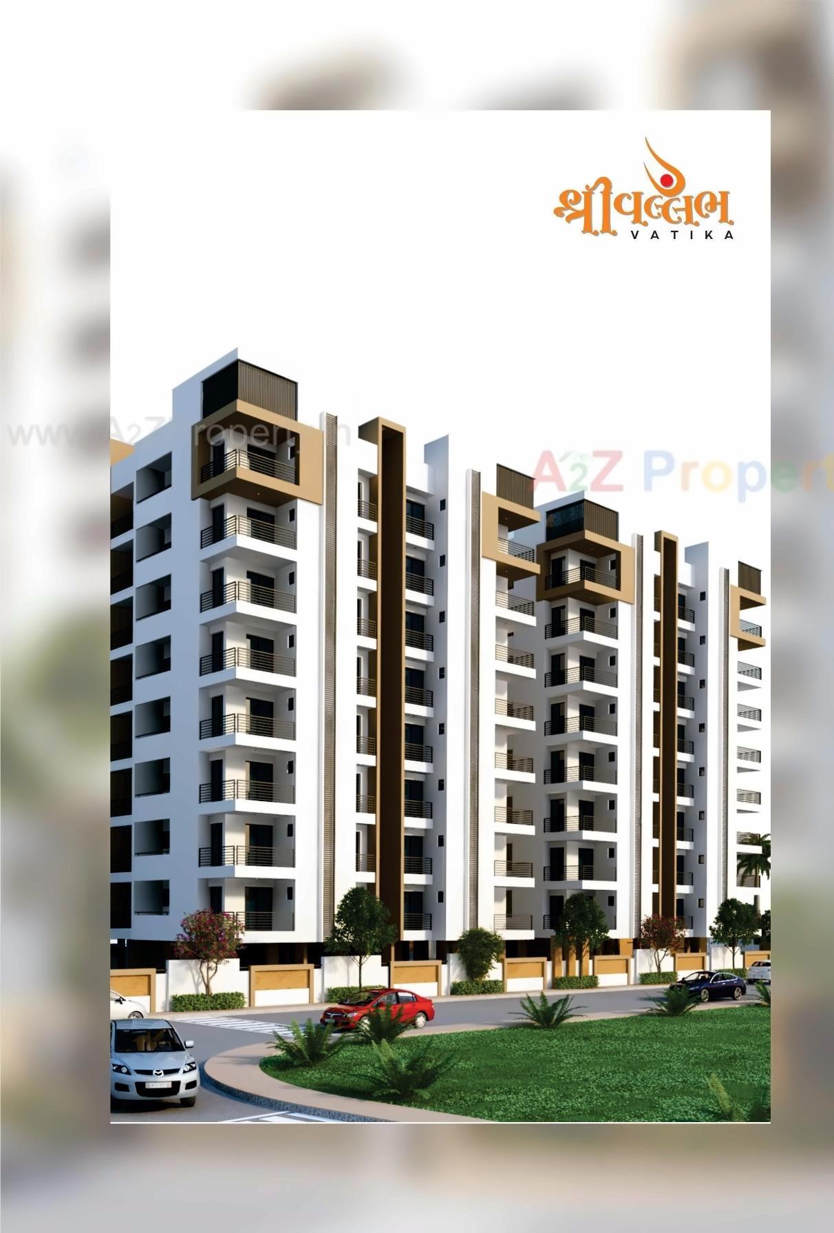 3D Elevation of real estate project Shree Vallabh Vatika located at Mavdi, Rajkot, Gujarat