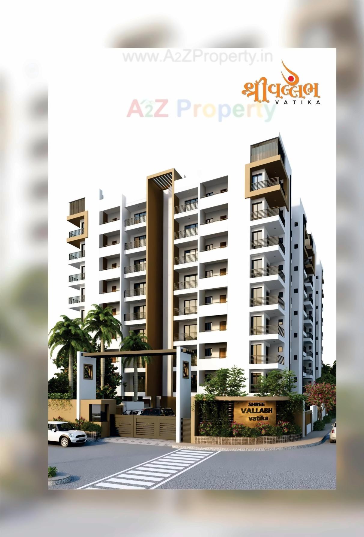 3D Elevation of real estate project Shree Vallabh Vatika located at Mavdi, Rajkot, Gujarat