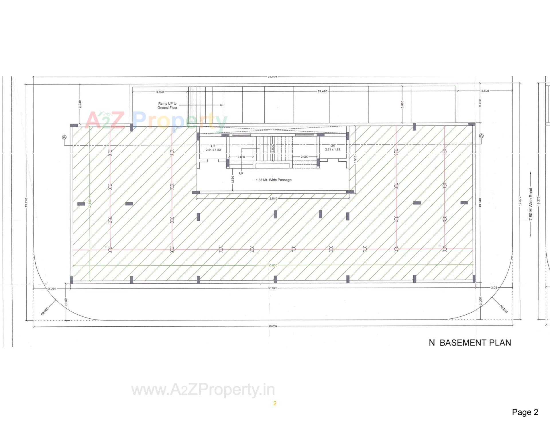 Layout of real estate project Shree Vraj Villa located at Ghanteshwar, Rajkot, Gujarat