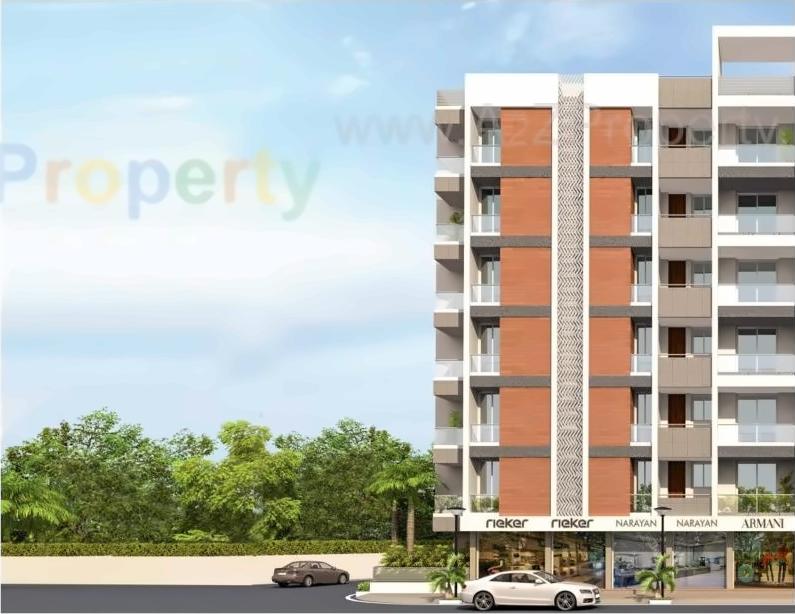 3D Elevation of real estate project Shreeji located at Kothariya, Rajkot, Gujarat