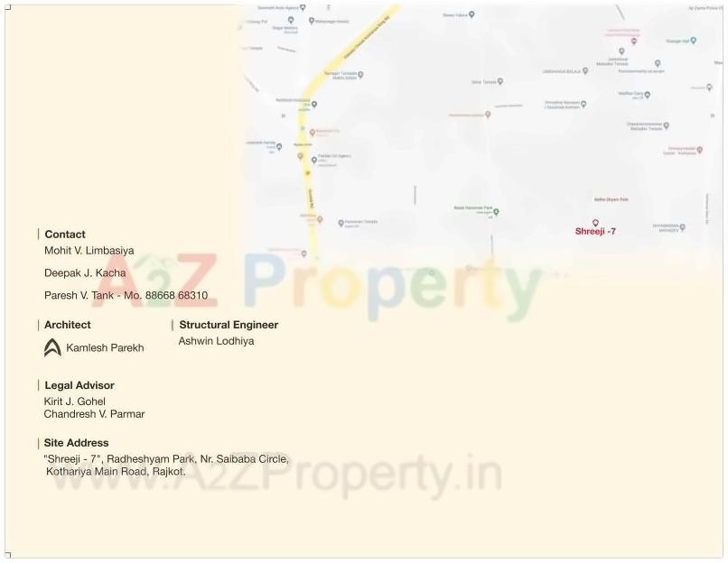  of real estate project Shreeji located at Kothariya, Rajkot, Gujarat