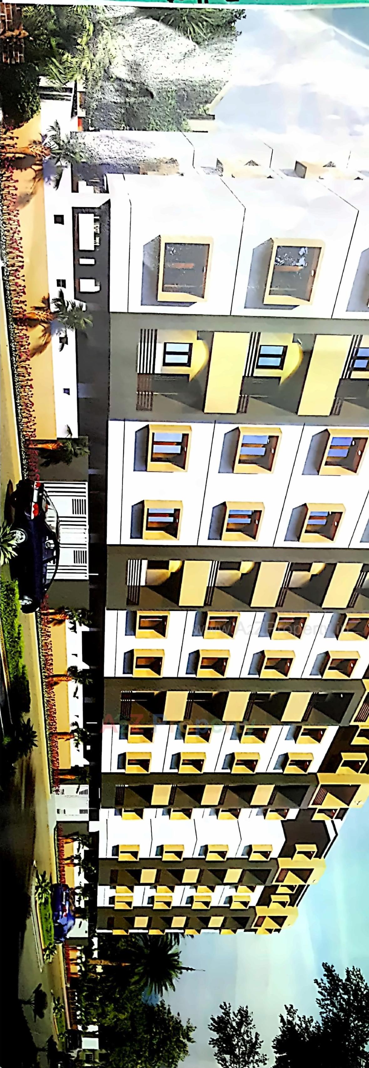 3D Elevation of real estate project Shreeji Darshan located at Madhapar, Rajkot, Gujarat