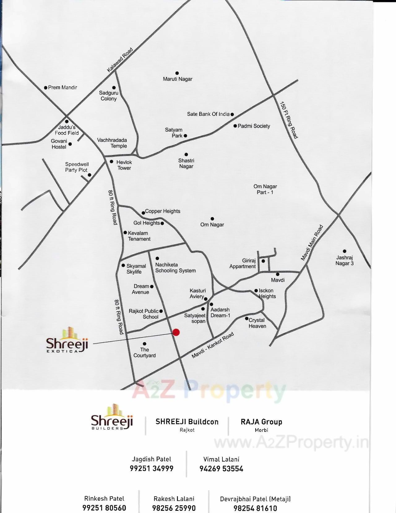  of real estate project Shreeji Exotica located at Mavdi, Rajkot, Gujarat