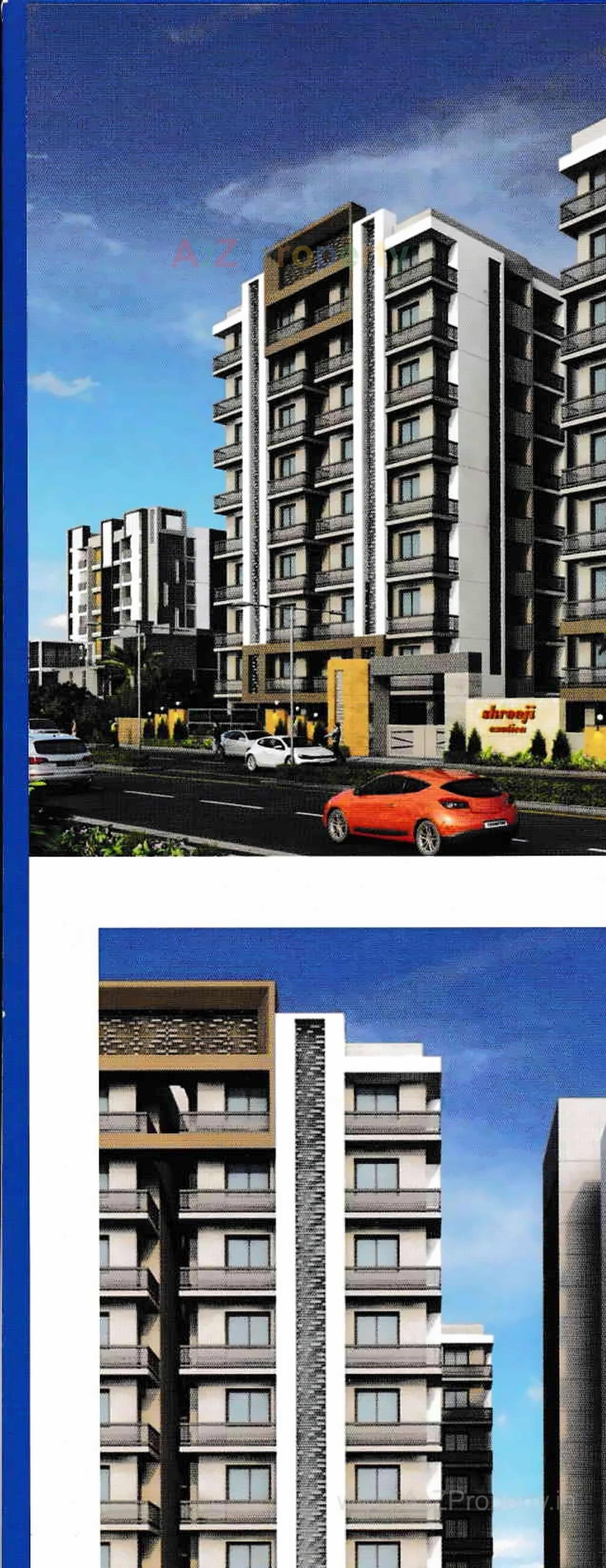 3D Elevation of real estate project Shreeji Exotica located at Mavdi, Rajkot, Gujarat