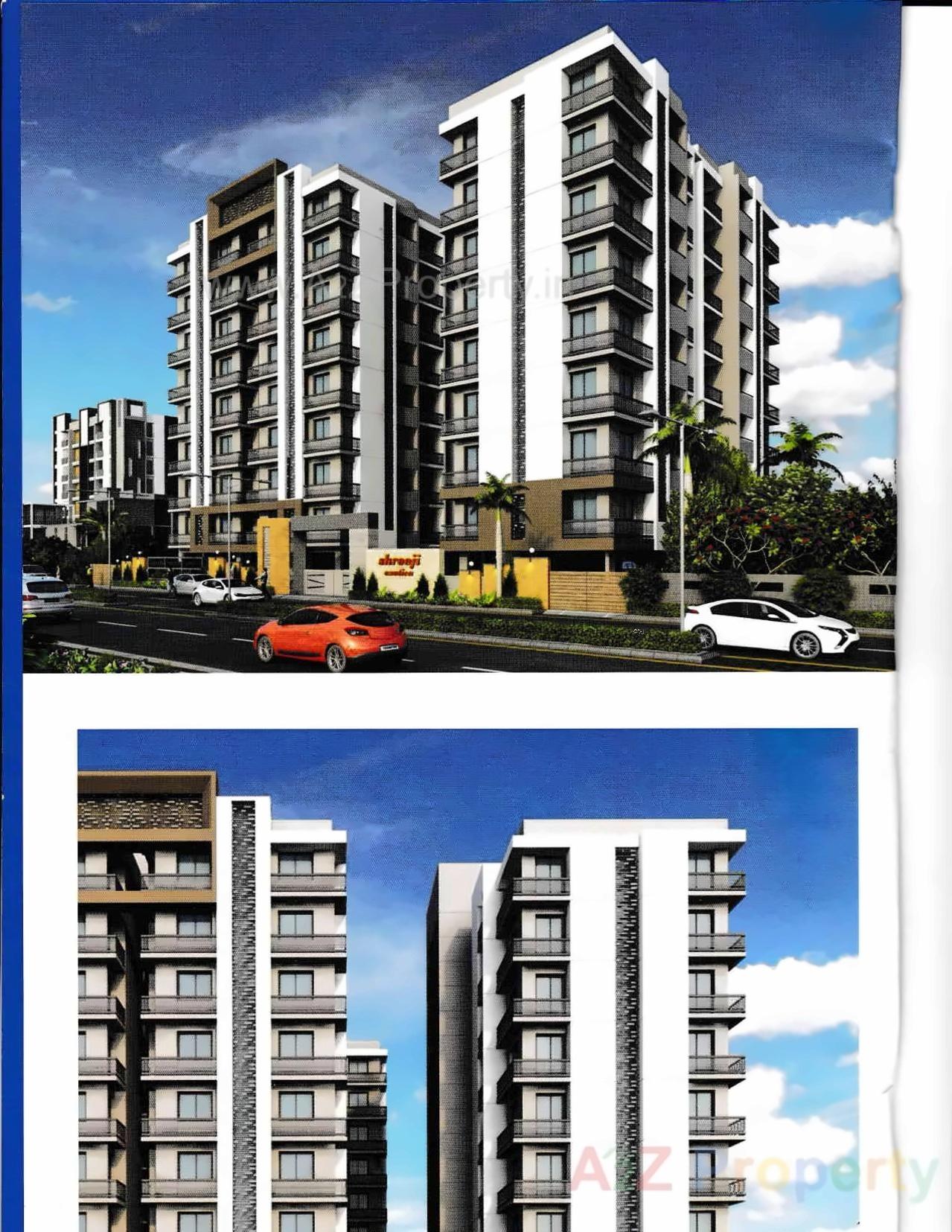 3D Elevation of real estate project Shreeji Exotica located at Mavdi, Rajkot, Gujarat