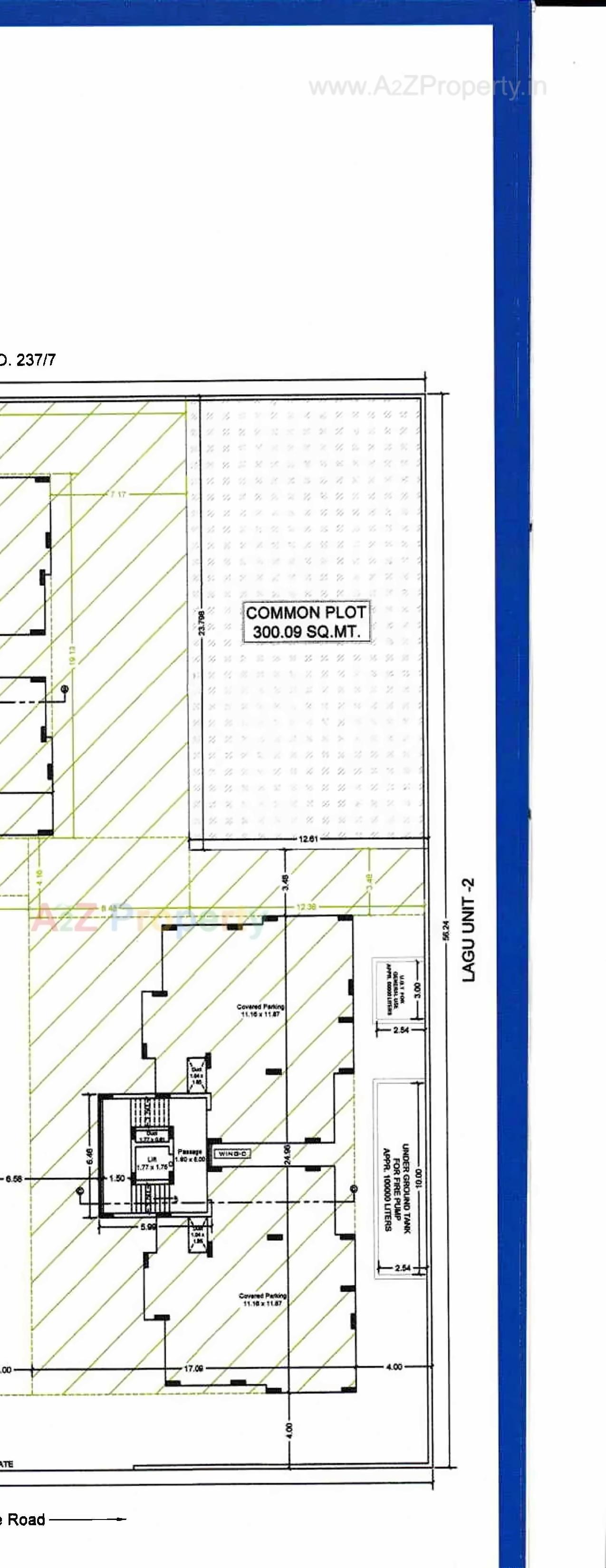 Layout of real estate project Shreeji Exotica located at Mavdi, Rajkot, Gujarat
