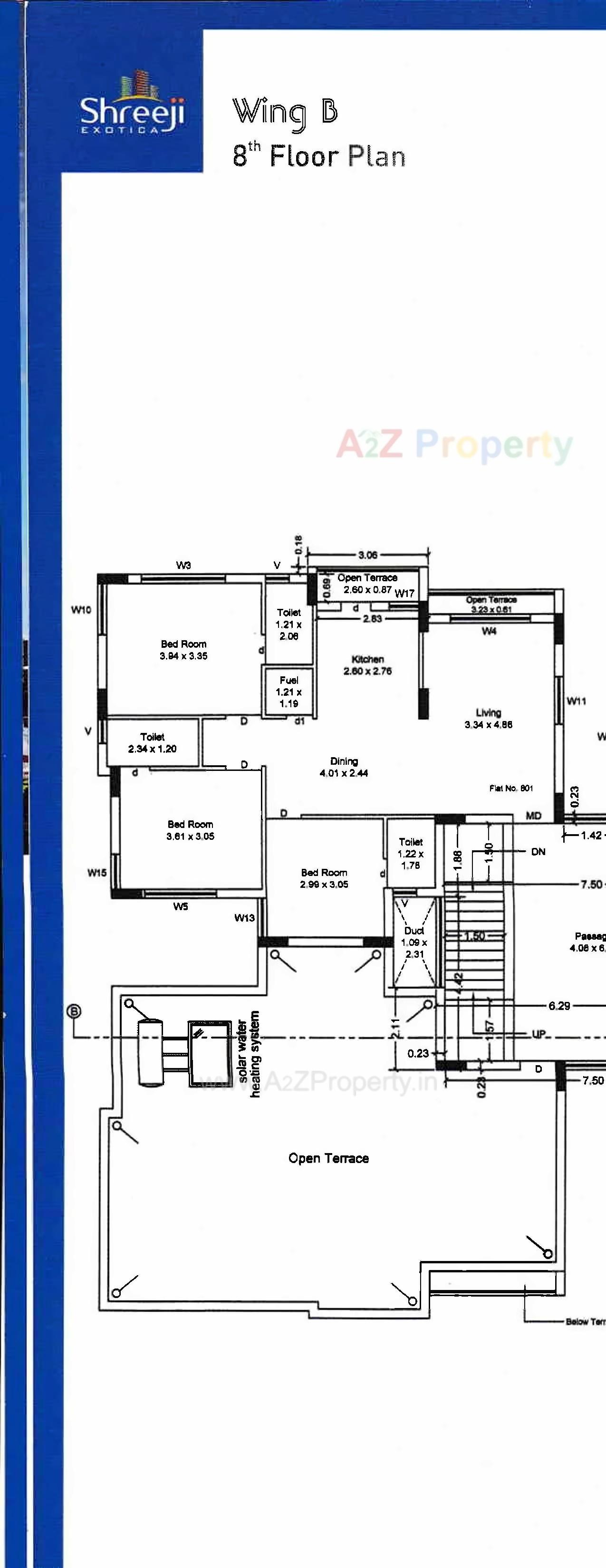 Layout of real estate project Shreeji Exotica located at Mavdi, Rajkot, Gujarat