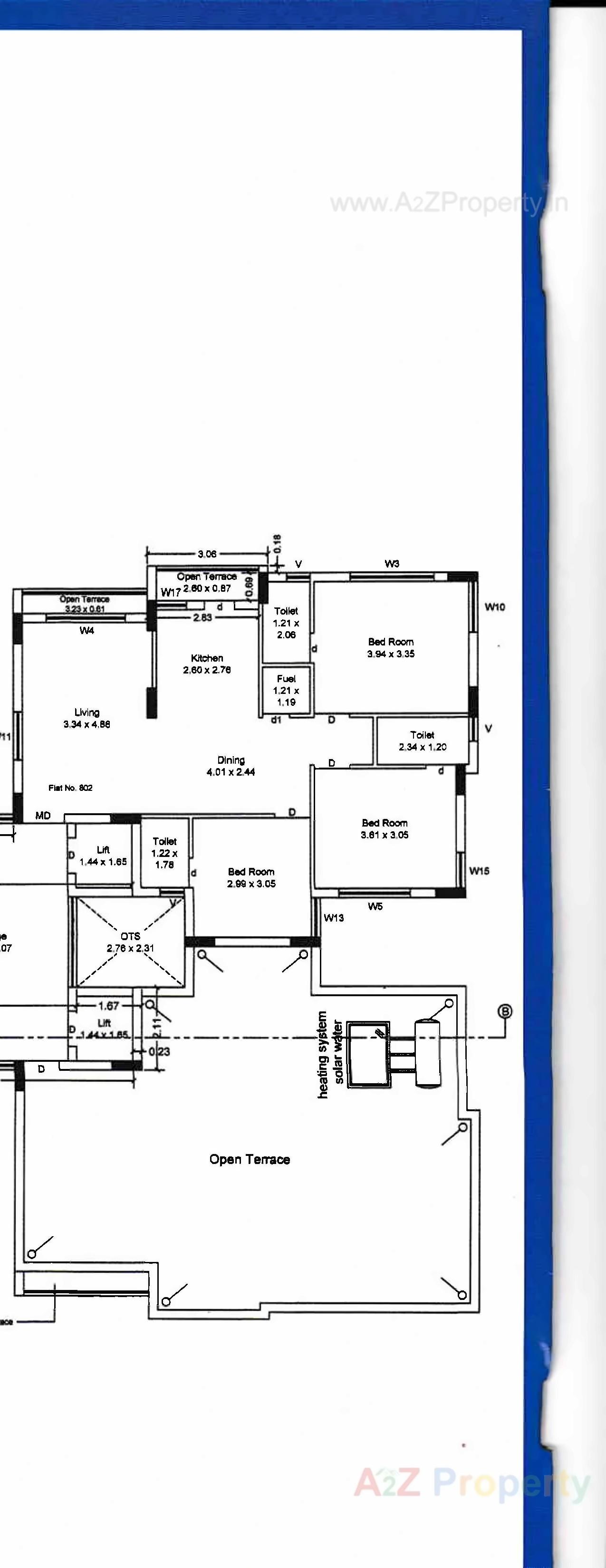 Layout of real estate project Shreeji Exotica located at Mavdi, Rajkot, Gujarat