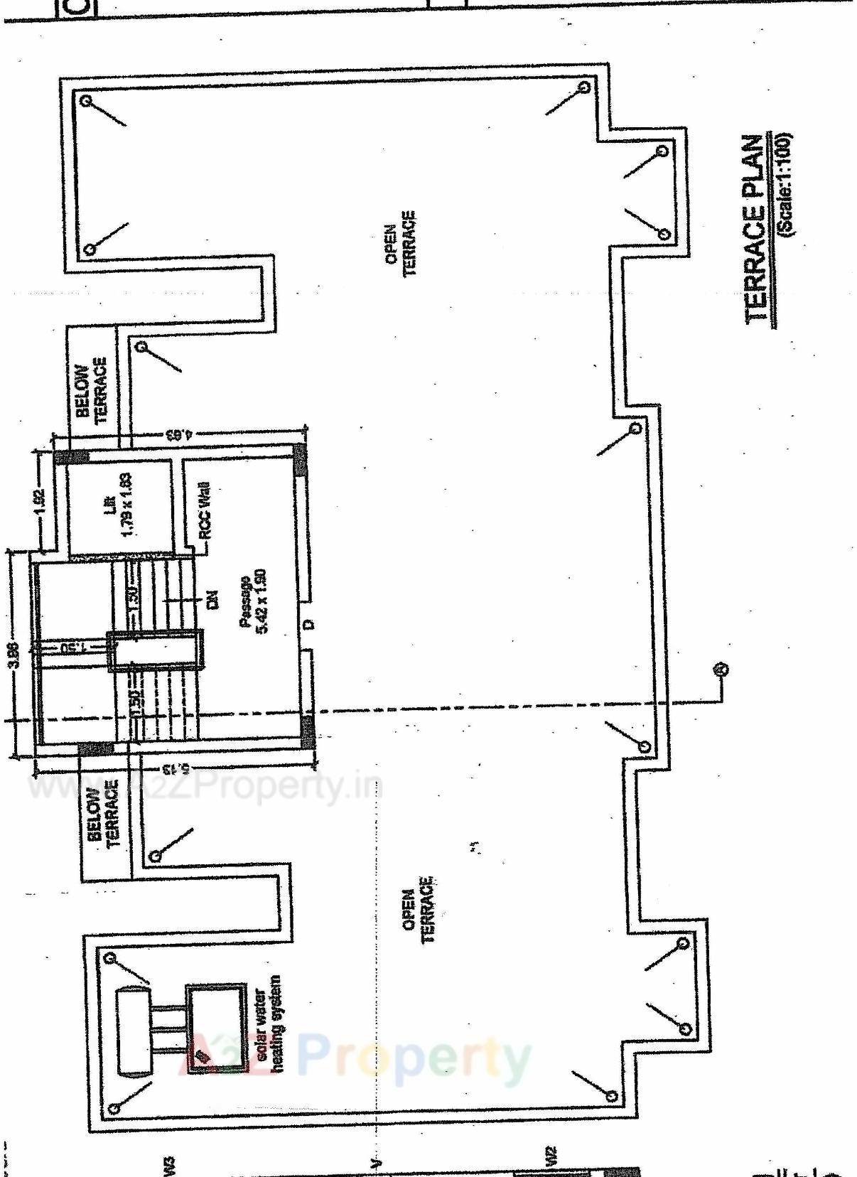 Layout of real estate project Shreeji Height located at Mavdi, Rajkot, Gujarat