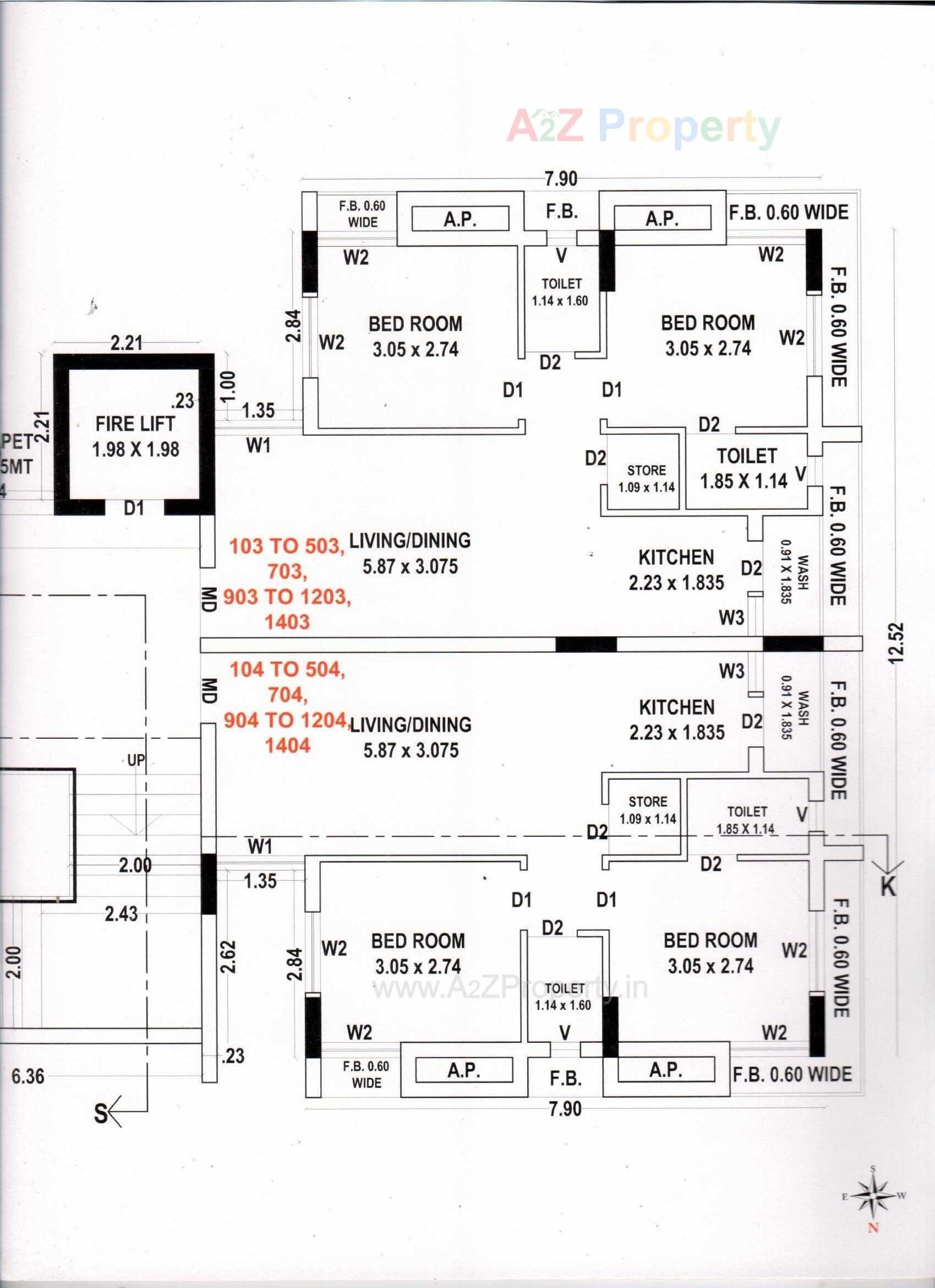 Layout of real estate project Shreeji Heights located at Kangashiyali, Rajkot, Gujarat
