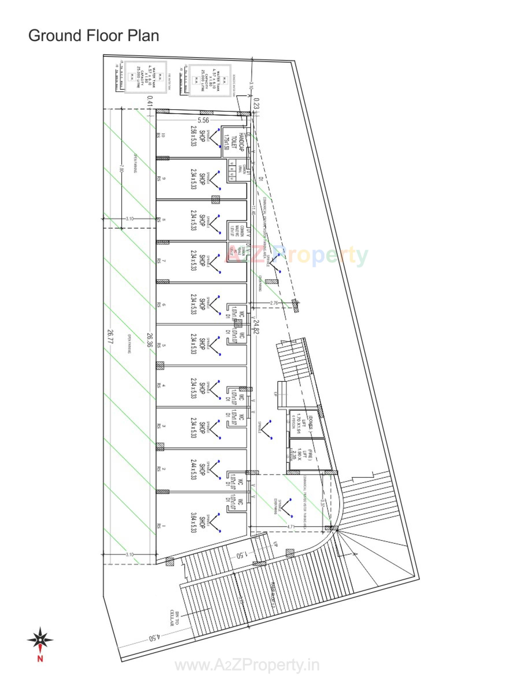  of real estate project Shreeji Heights located at Raiya, Rajkot, Gujarat